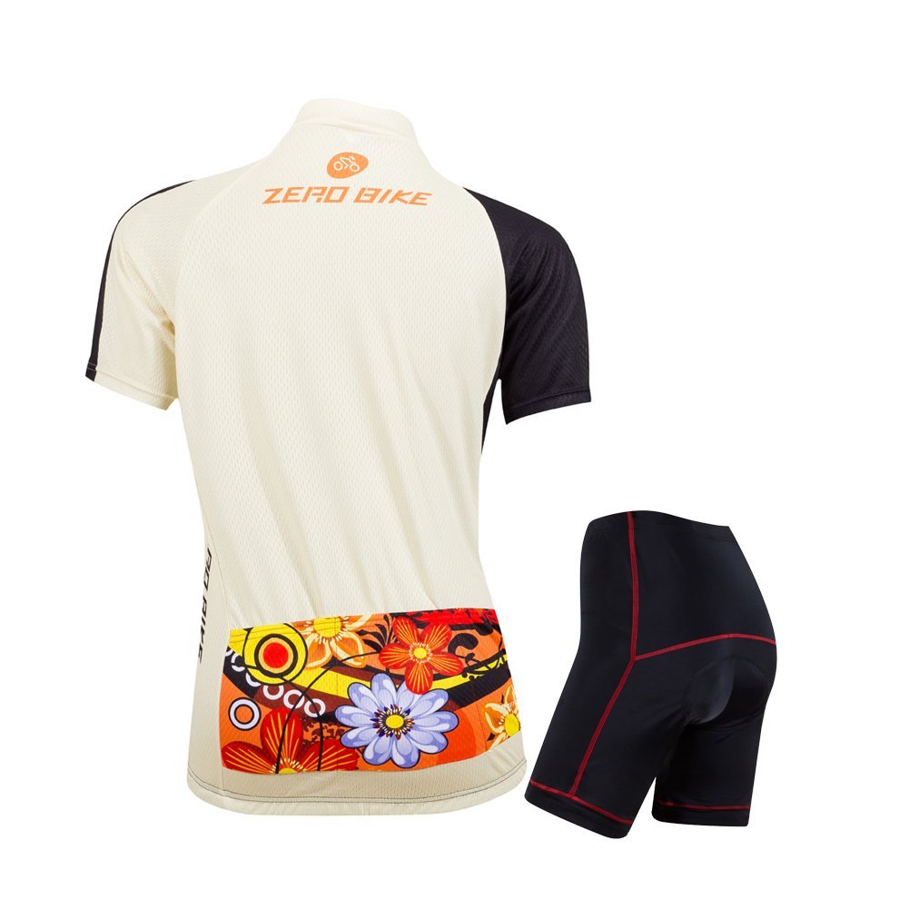 ZEROBIKE® Women's Cycling Jersey - Quick Dry Breathable Short Sleeve Bike Top for Mountain & Road Biking - Perfect for Outdoor Cycling, Commuting & Fitness Training