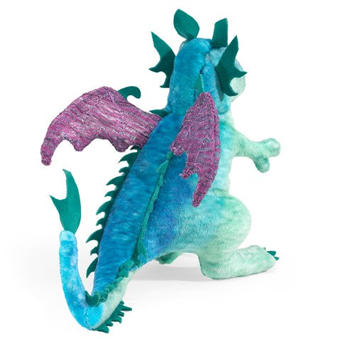 Folkmanis Dragon Finger Puppet - Hand Puppet for Kids, Storytelling & Pretend Play - Perfect for Gifts, Classroom & Interactive Playtime