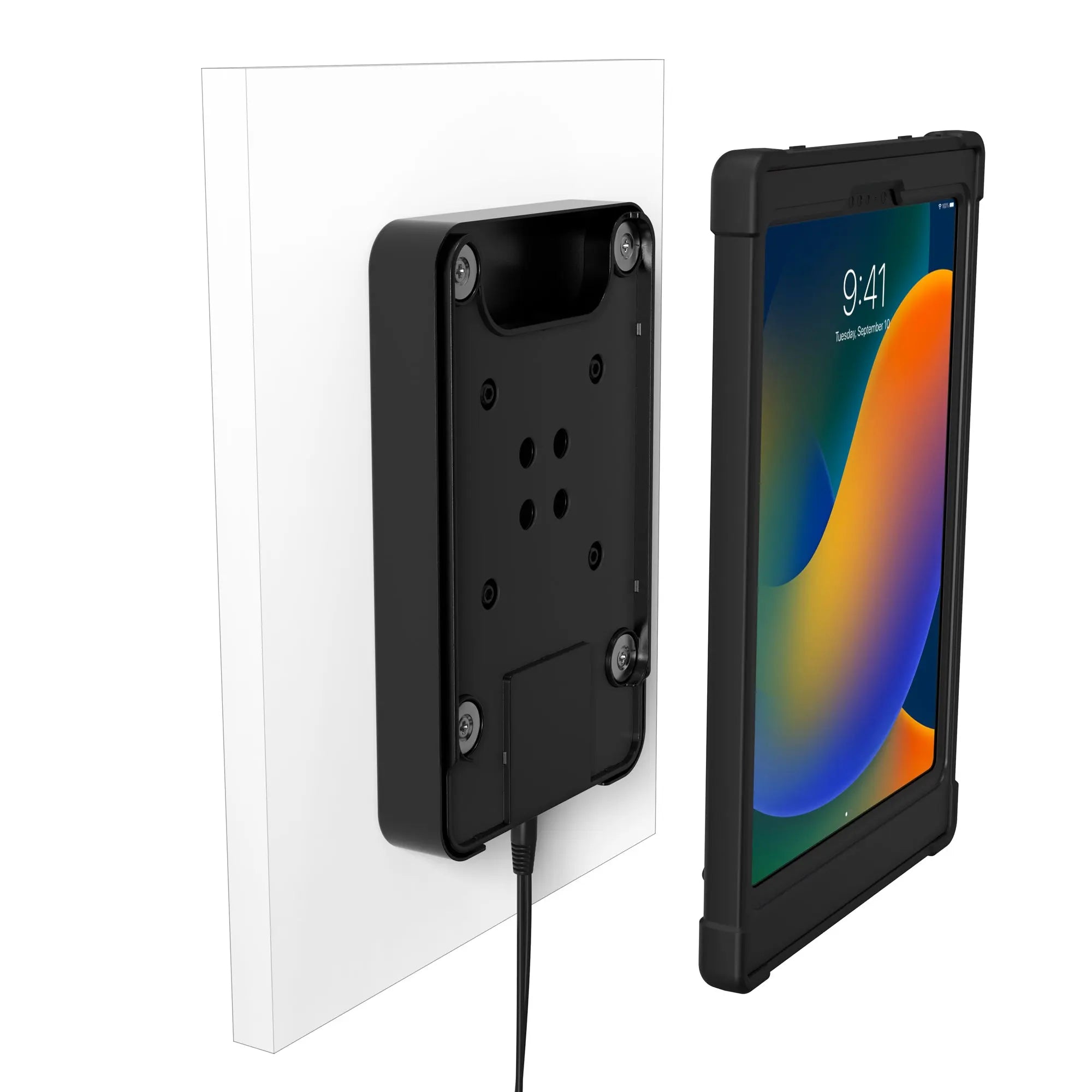 CTA Digital Wall Mount Adapter for Induction Charging Cases - Perfect for Home, Office & Gaming Setup Accessories
