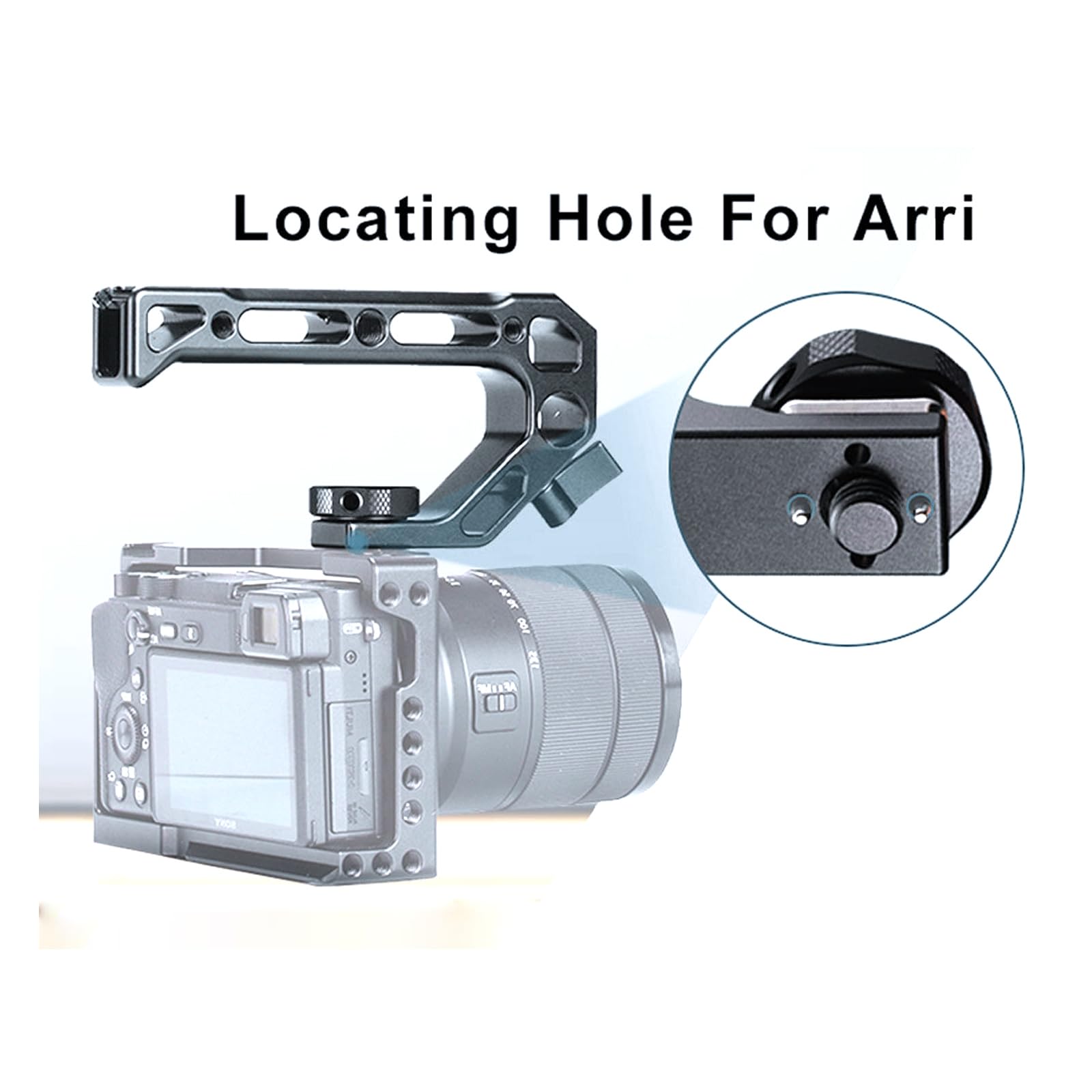 TopHandle DSLR Camera Cage Handle with 3/8
