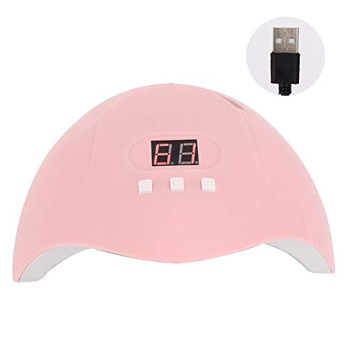 54W UV LED Nail Dryer Lamp - Professional Gel Nail Polish Curing Machine with Infrared Sensor & 30/60/90S Timer for Home Salon & Nail Art DIY (Perfect for Manicures, Pedicures & Nail Extensions)