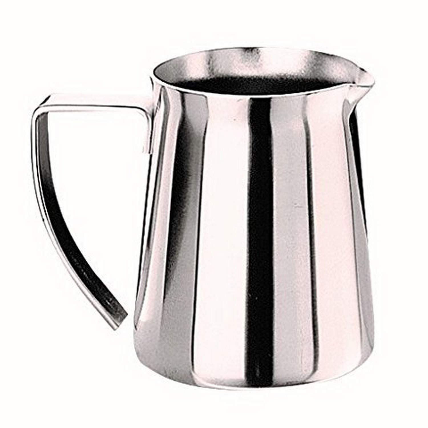 Mepra Lady 20065312 150CL Silver Milk Jug - Premium Stainless Steel Creamer Pitcher for Coffee & Tea, Dishwasher Safe Serving Jug for Home, Restaurant & Cafe Use