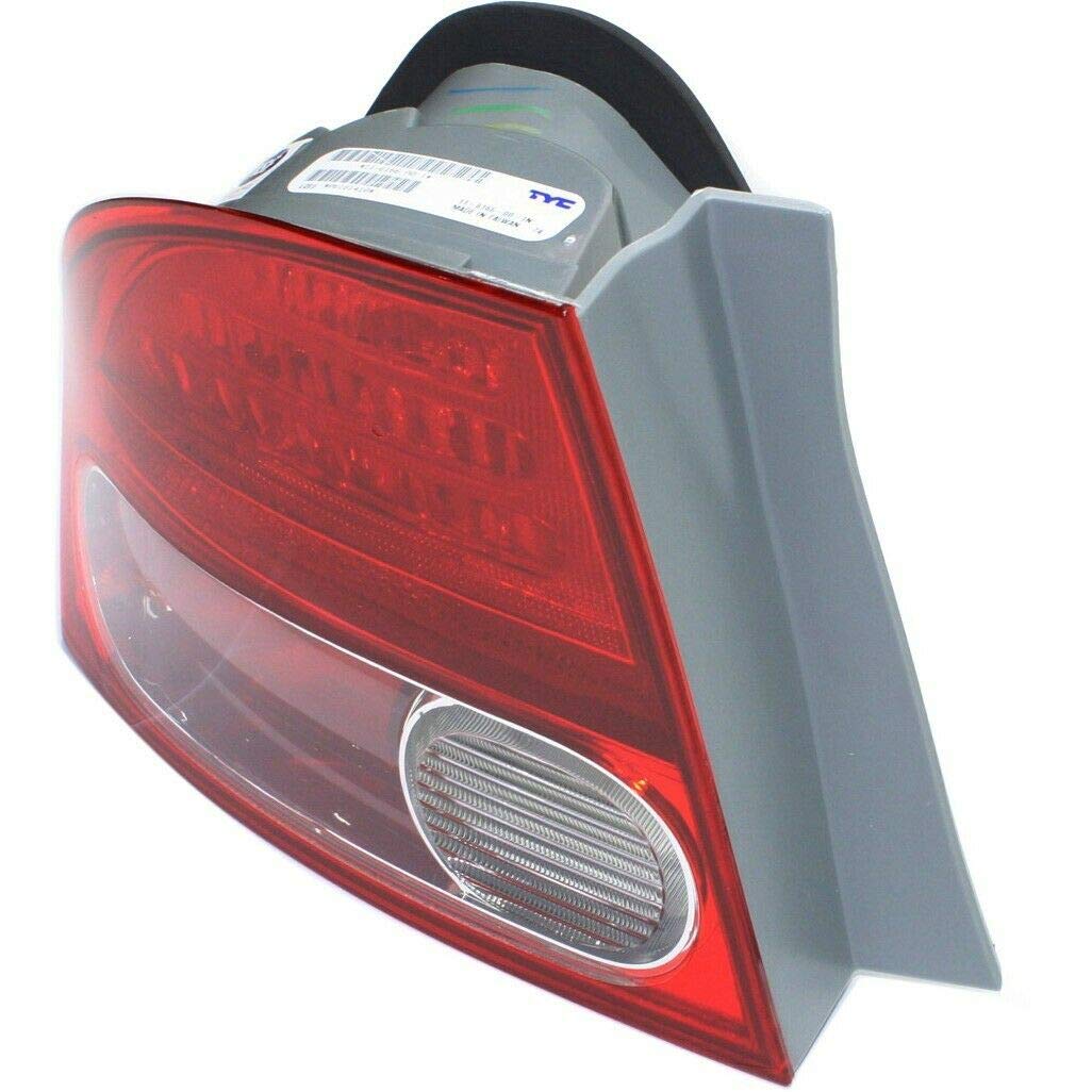 Replacement Left Side Tail Light Lamp for Honda Civic - Driver Side Outer Light - Perfect for DIY Repair & Auto Maintenance | Upgrade Your Car's Safety & Style