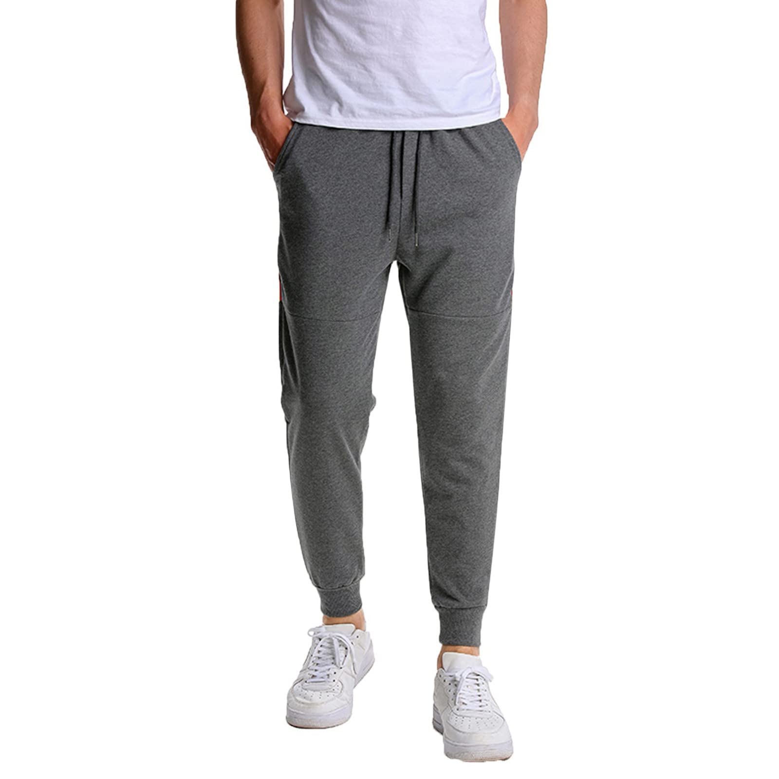 Men's Breathable Harem Jogger Pants with Pockets - Comfortable & Stylish Casual Wear for Sports, Gym, and Everyday Use