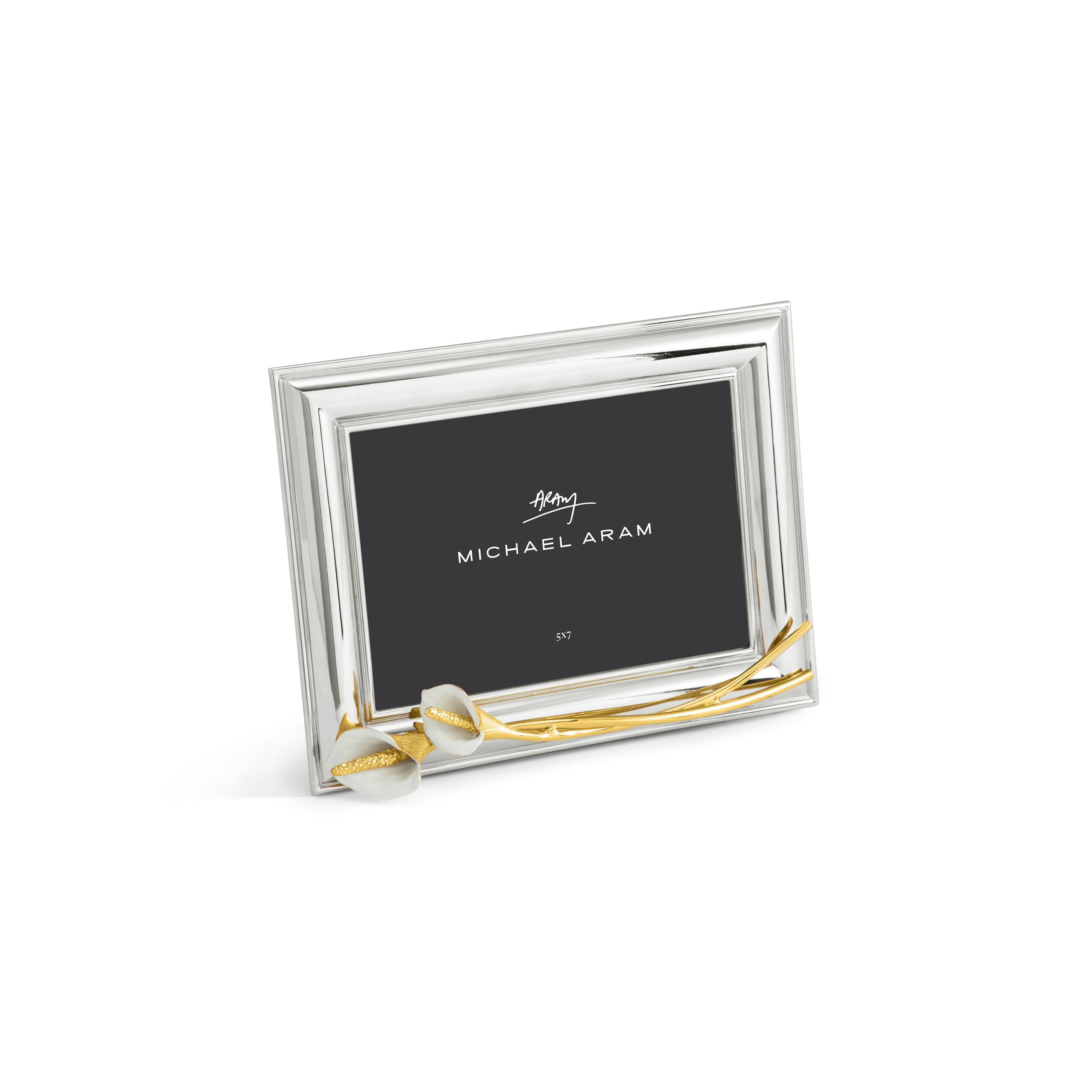Elegant Calla Lily Picture Frame - Perfect for Wedding, Anniversary & Home Decor - Wall Mount or Tabletop Display