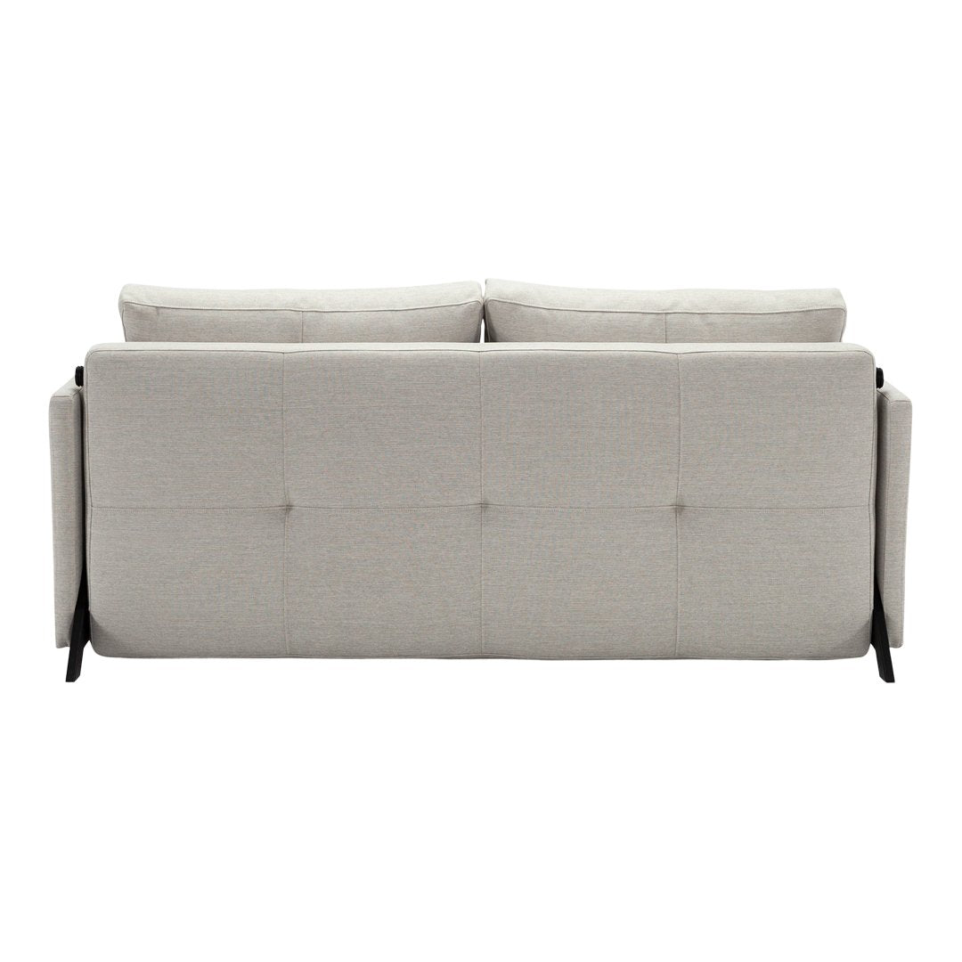 Luxury Cubed 02 Queen Size Sofa with Arms - Modern Comfortable Sectional Couch for Living Room, Lounge & Home Theater Seating