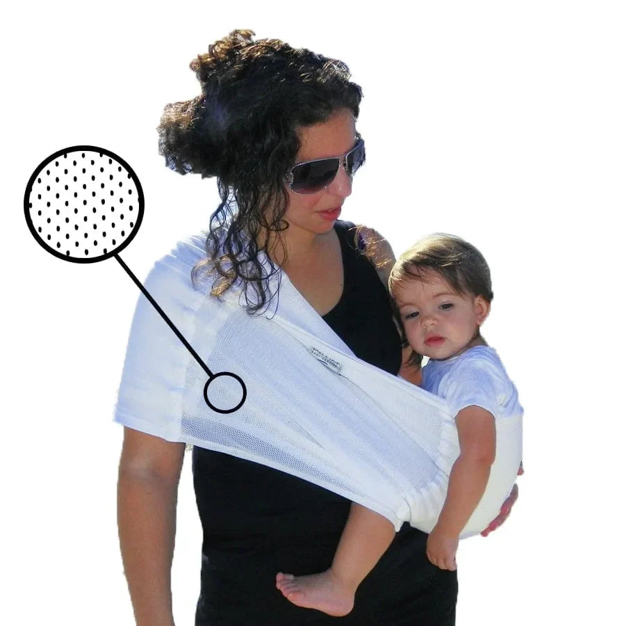 Breeze Baby Carrier - Lightweight & Ergonomic Infant Carrier for Hands-Free Parenting | Perfect for Hiking, Travel & Everyday Use (Black)