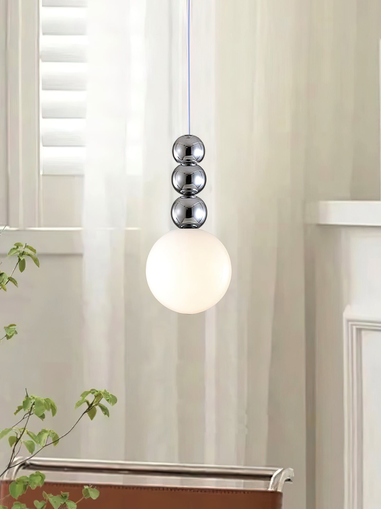Handmade Creative Gourd-Shaped Glass Pendant Light - Perfect for Boho Home Decor, Living Room, Bedroom & Dining Room Lighting