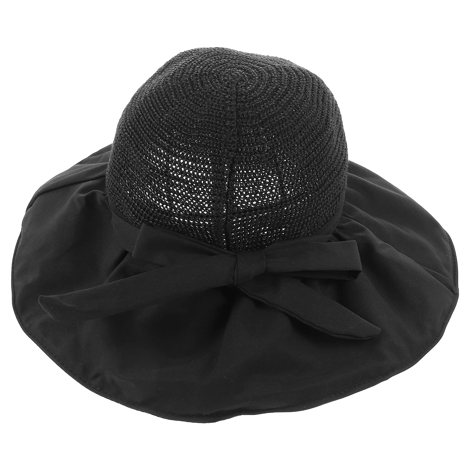 LUOZZY Women's Summer Sun Hat - Breathable Outdoor Bucket Hat for Beach, Fishing & Party - UPF 50+ UV Protection (Black) | Perfect for Travel, Gardening & Casual Wear