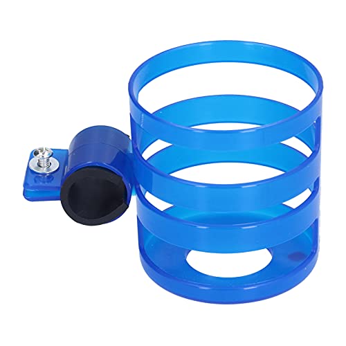 Baby Bottle Holder for Stroller - Universal Stroller Cup Holder with Secure Grip for Electric Bikes & Baby Buggies (Blue) | Perfect for On-the-Go Parents & Outdoor Activities