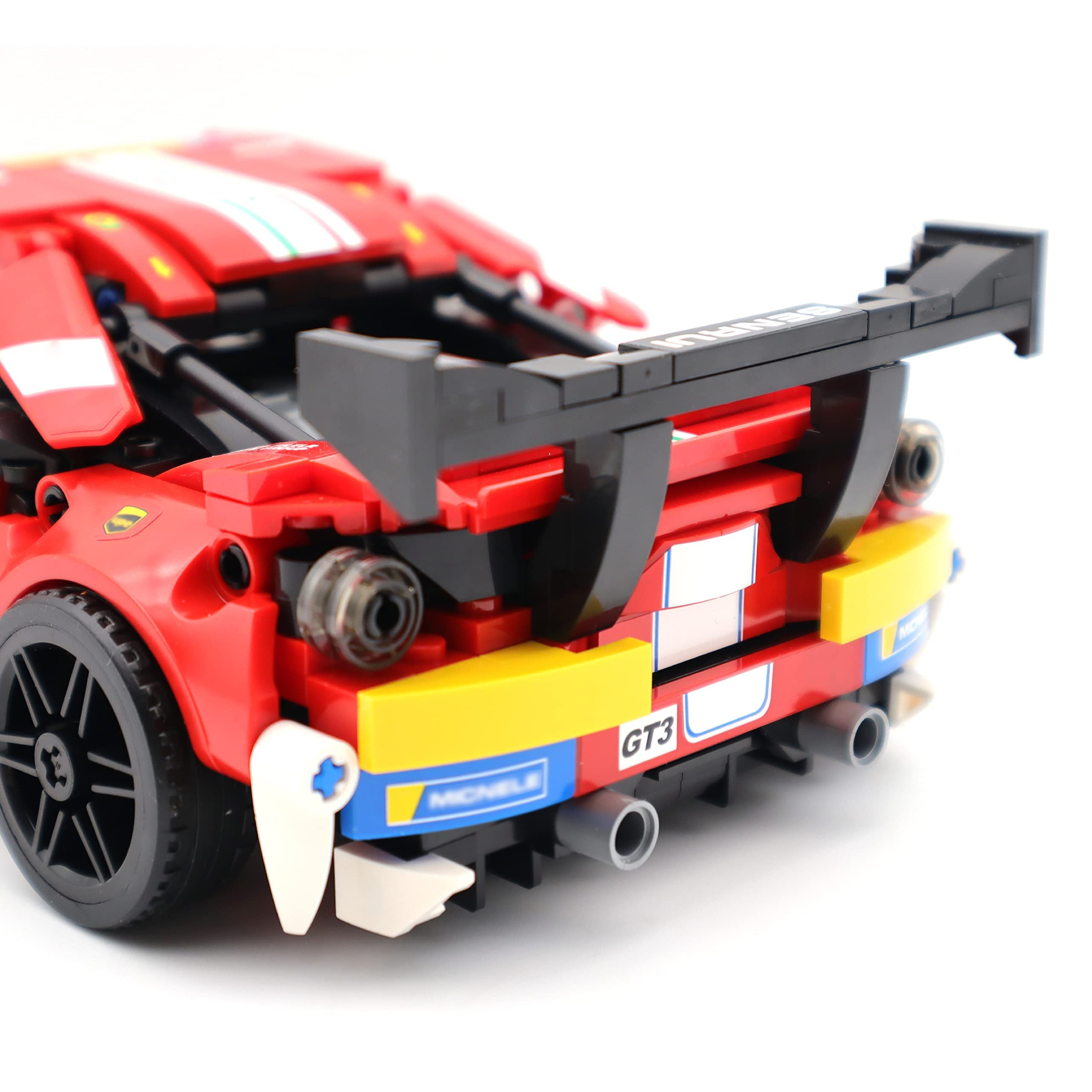 Speed Red Racing Car Building Blocks Kit (826PCS) - Creative Toy for Boys & Adults