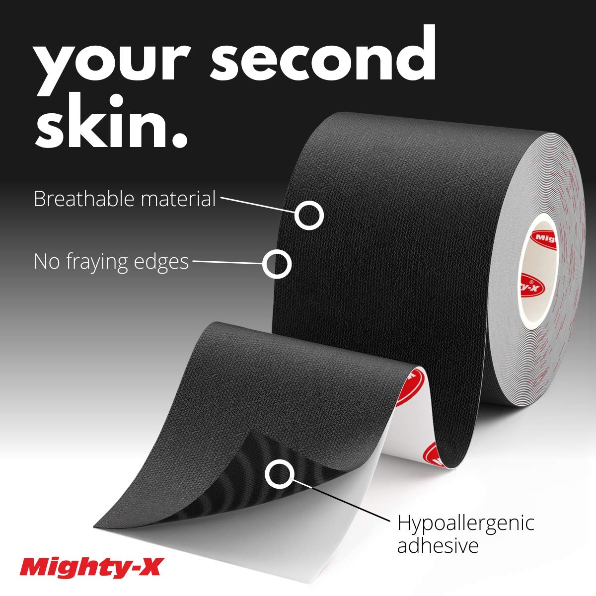 **Waterproof Kinesiology Tape - 3 Rolls (16.4 ft Each) - Muscle & Joint Pain Relief for Knee, Shoulder & Sports Injuries - Easy to Apply Athletic Tape with 50 Video Tutorials - Ideal for Running, Gym & Physical Therapy**