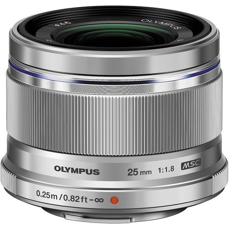Olympus OM System M.Zuiko Digital 25mm f/1.8 Lens - Fast Prime Lens for Micro Four Thirds Cameras | Perfect for Portraits, Low Light & Street Photography