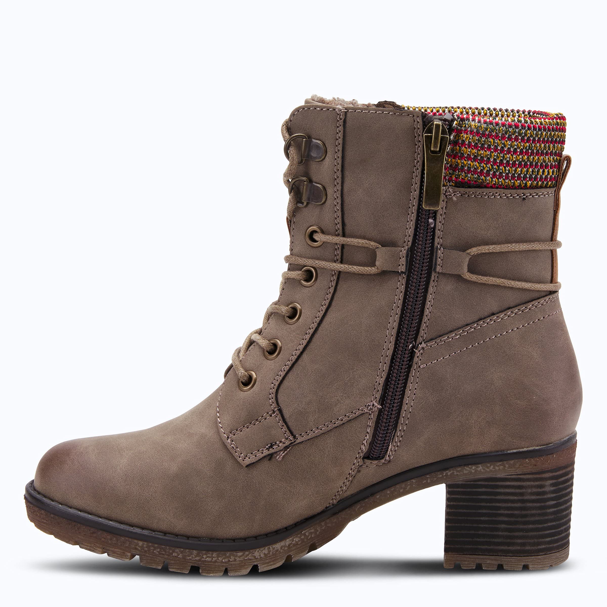 Spring Step Women's Hellewn Combat Boots - Stylish Ankle Booties for Fall & Winter | Perfect for Casual Outfits, Workwear & Outdoor Adventures
