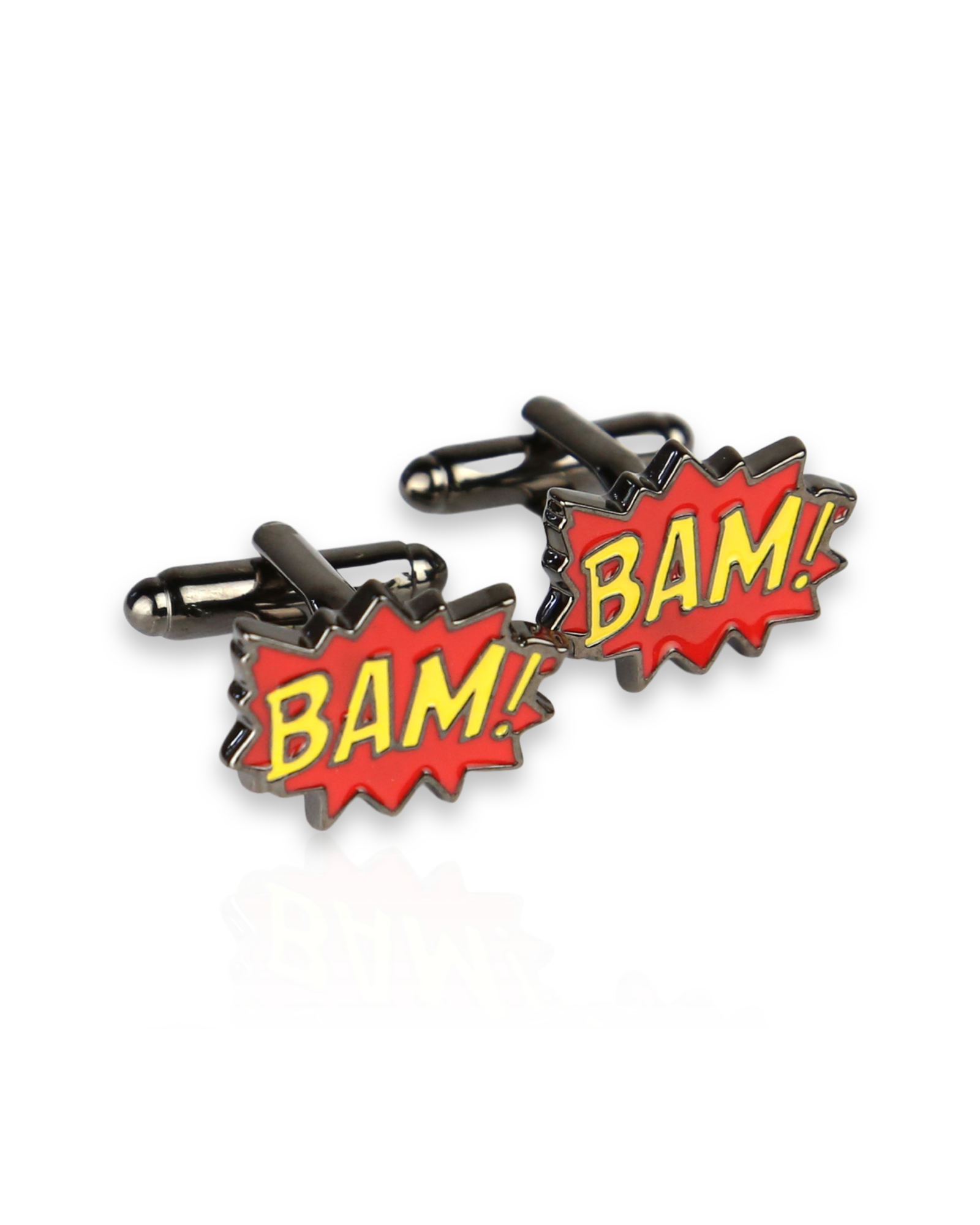 DÉCLIC Bam Cufflinks for Men - Elegant Stainless Steel Dress Shirt Accessories - Perfect for Weddings, Business Meetings & Formal Events