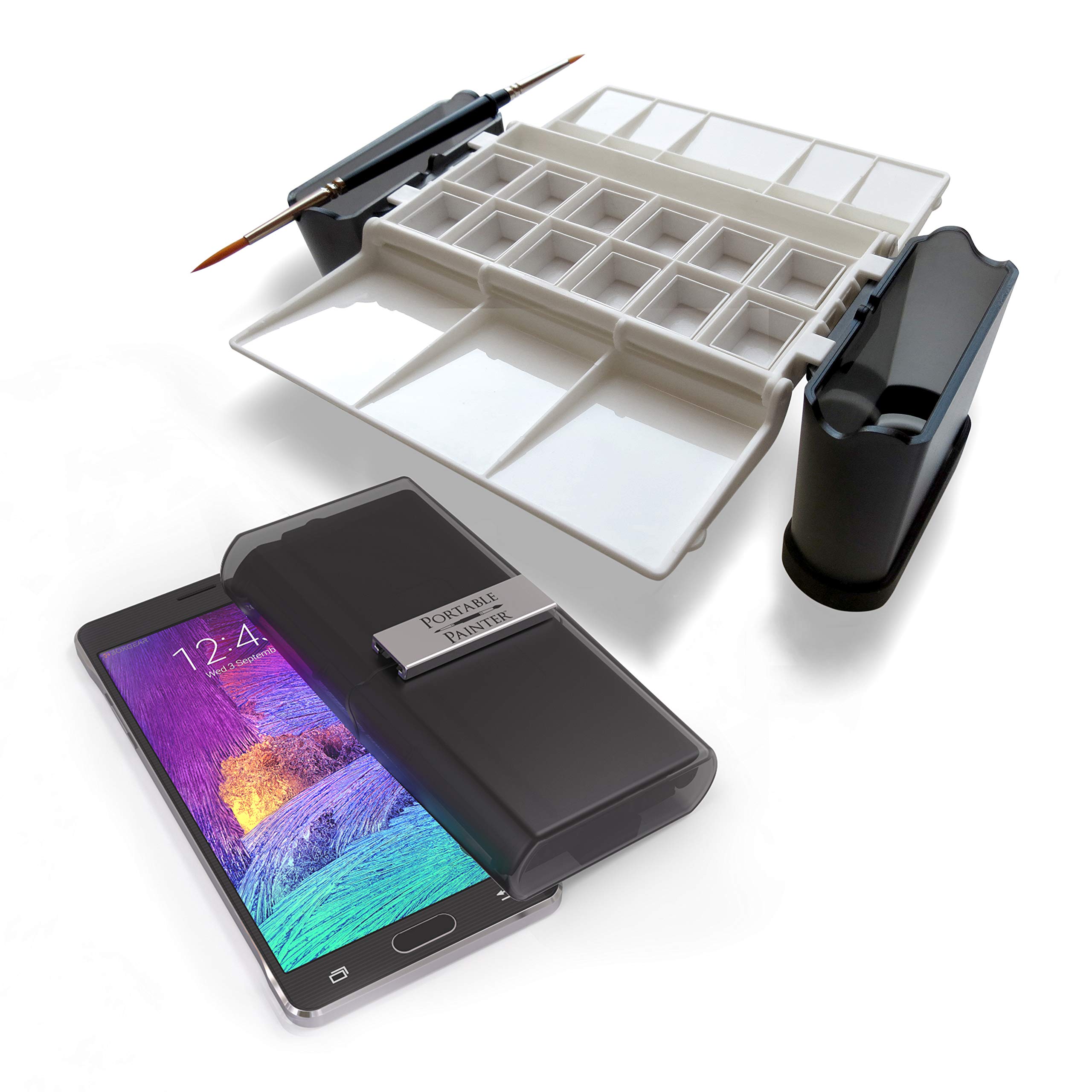 Portable Painter Watercolor Palette - Ultralight Travel Pocket Size for Artists - Professional Quality Watercolor Set for Outdoor Sketching & Painting