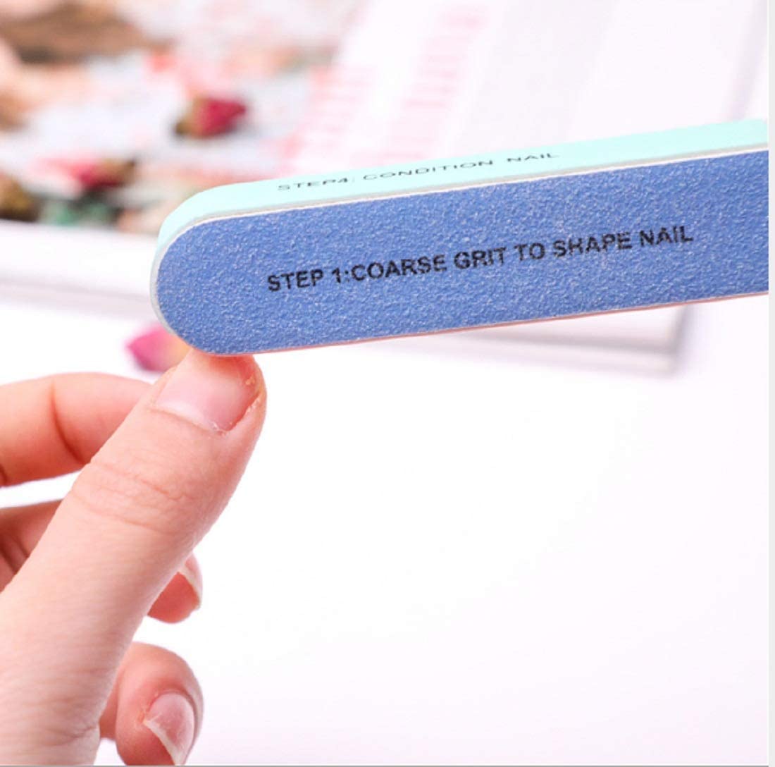 9UP® Professional 7-in-1 Nail File & Buffer Set for Manicure & Pedicure | Nail Repair, Shaping & Polishing Kit | Multicolor Pack of 3 | Perfect for Home, Salon & Travel Nail Care