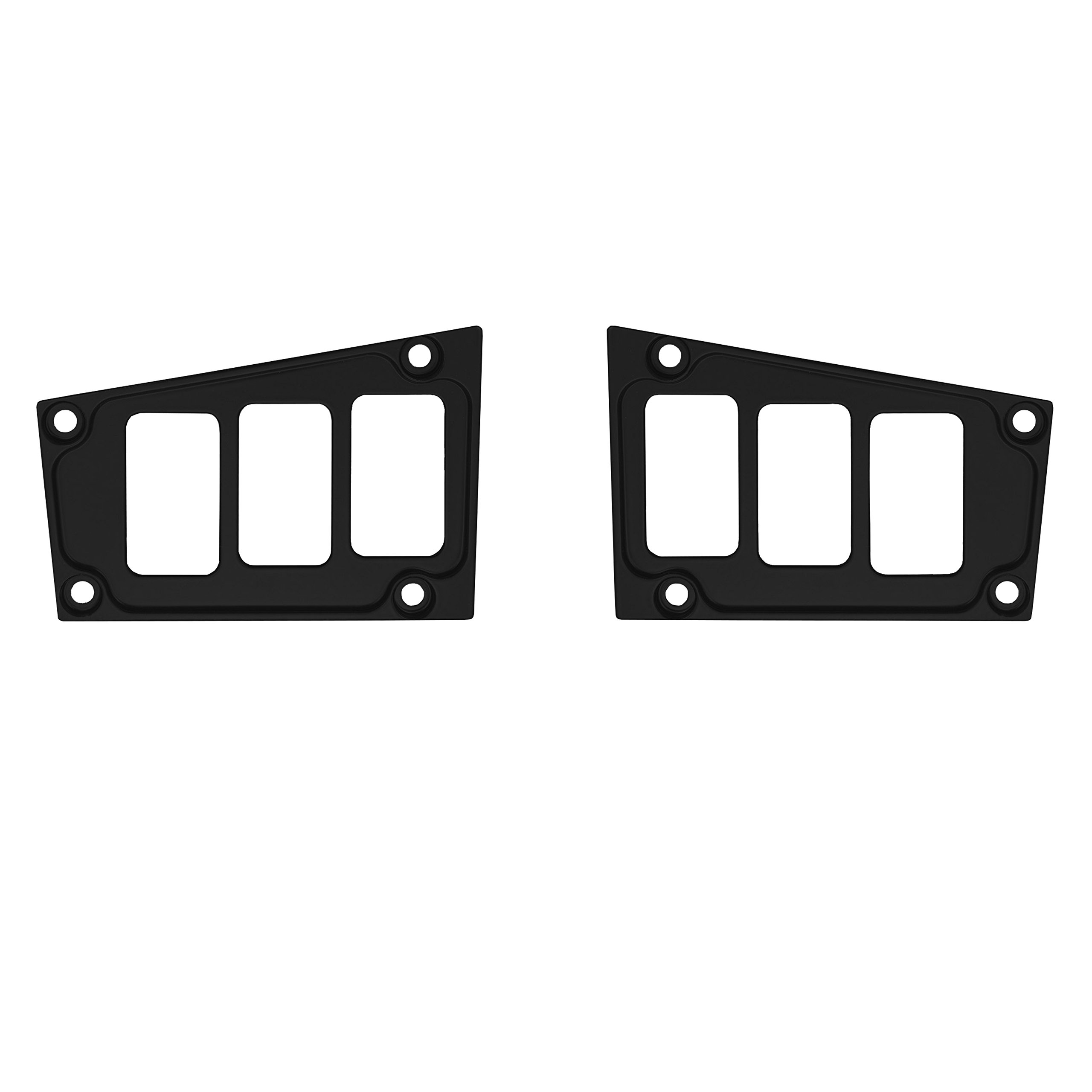STV Motorsports Custom Switch Dash Panel Plates for 2017-2018 Polaris RZR XP 1000 RIDE COMMAND - 4 Free Rocker Switches Included - 100% Made in USA (Black) - Perfect for Off-Road Adventures & UTV Customization