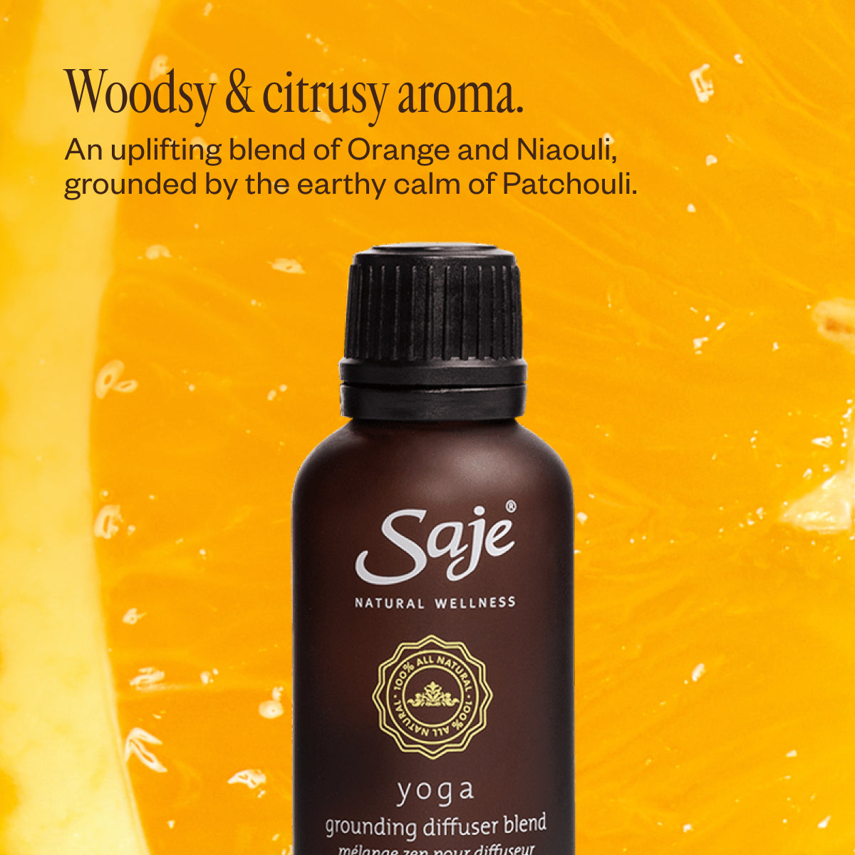 30ml Yoga Grounding Essential Oil Diffuser Blend for Relaxation & Meditation - Perfect for Home, Spa, and Yoga Studio