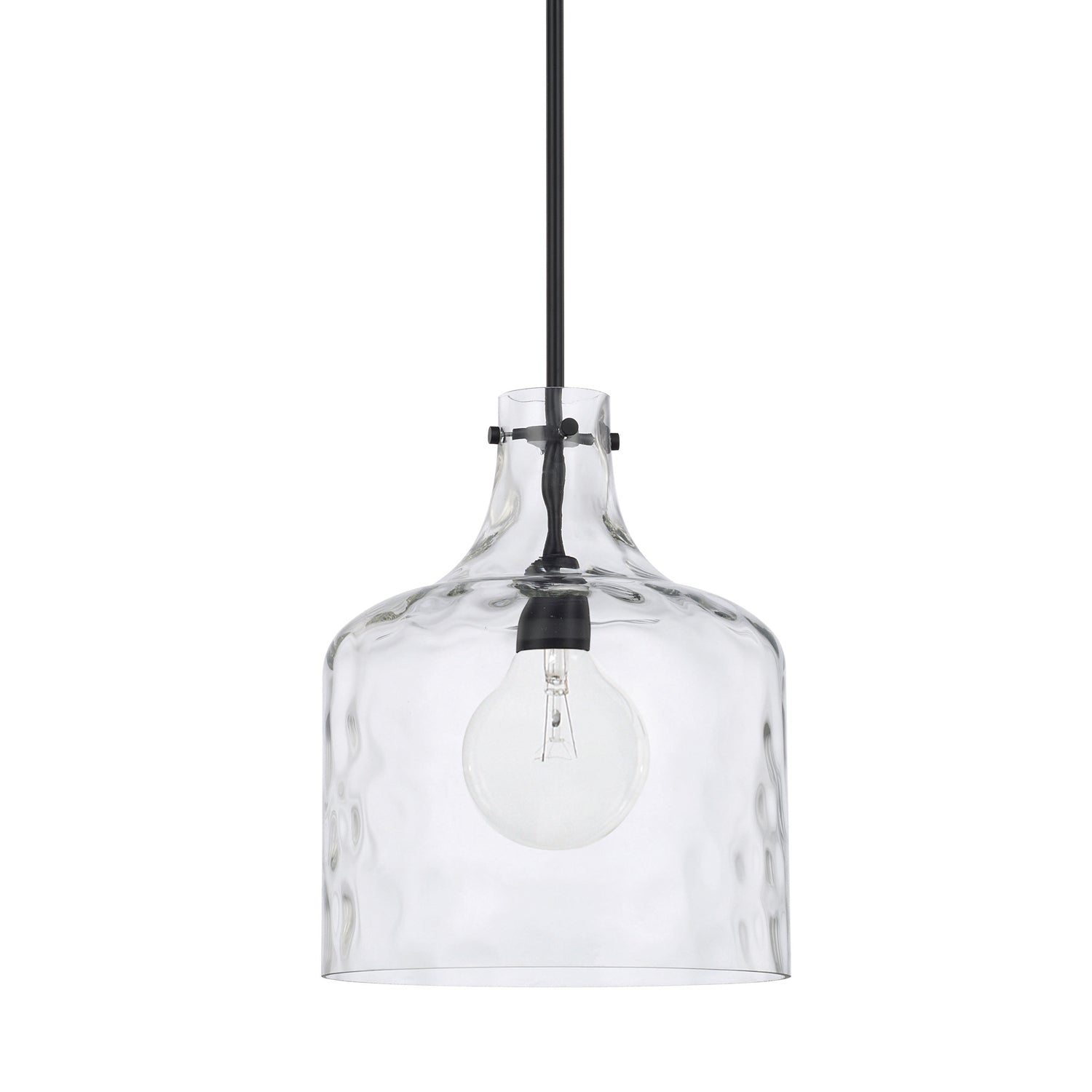 Capital Lighting Modern One Light Pendant - Sleek Hanging Fixture for Kitchen Island, Dining Room & Bedroom Lighting