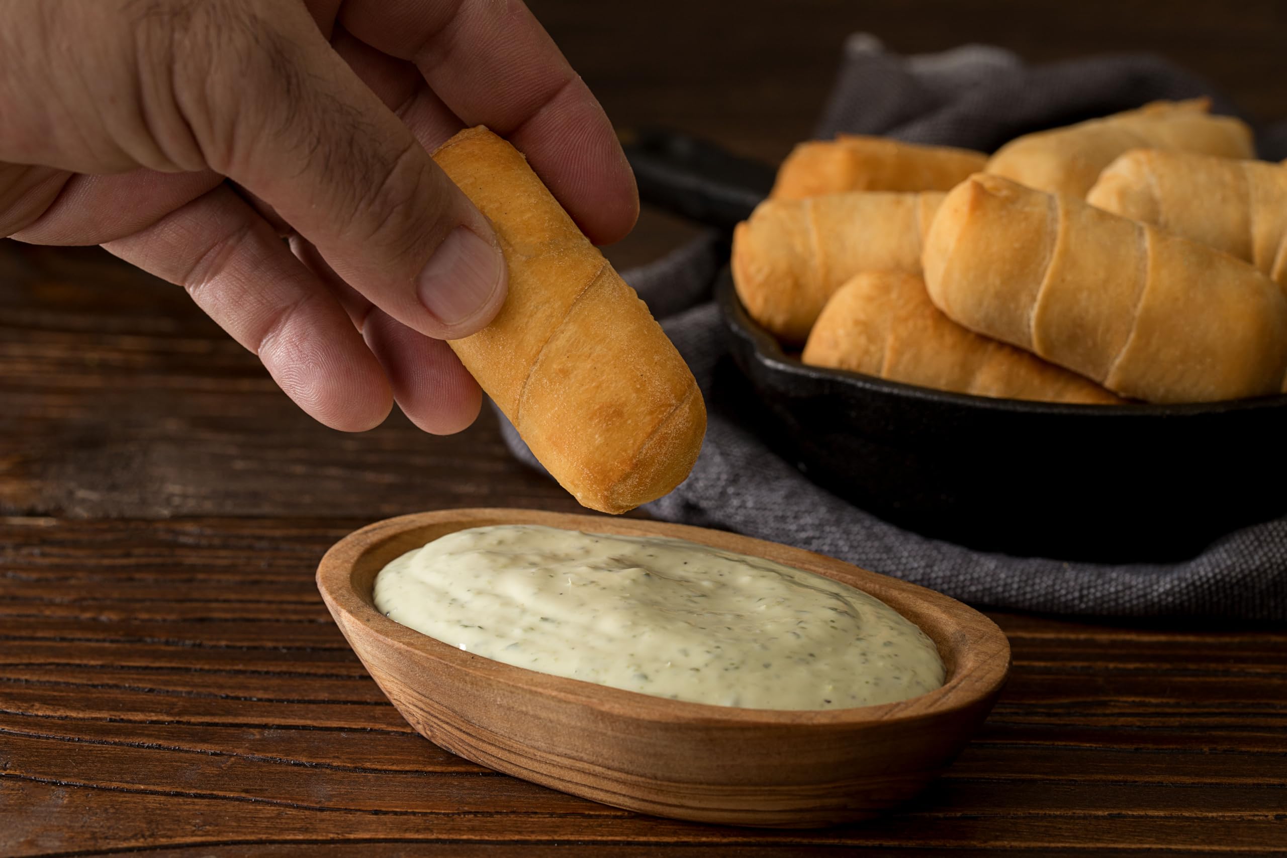 Miranda Deliciosa Tequeños Gourmet Double Cheese Sticks - Pre-Cooked with Thinner Dough & Extra Cheese (Doble Queso) - Ready to Heat - 50 Pieces per Box - Perfect for Parties, Snacking & Appetizers