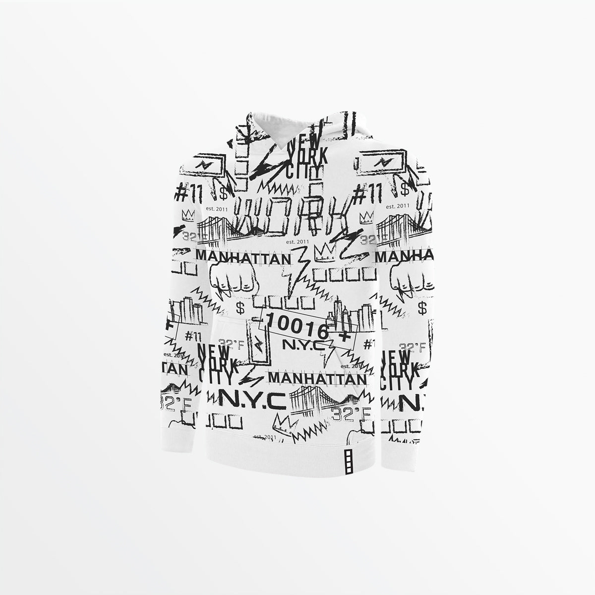 Youth Fleece Graphic Print Pullover Hoodie - Trendy & Comfortable for Teens - Perfect for School, Sports & Casual Wear