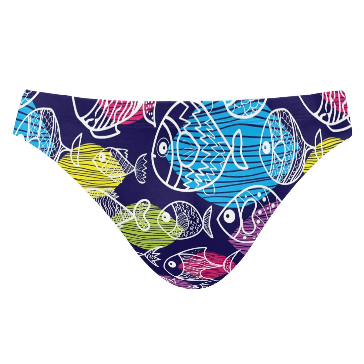 Stylish Men's Swim Briefs - Cute Fish Print Swimwear for Men | Trendy & Comfortable Bikini Briefs | Perfect for Beach, Pool & Summer Vacations