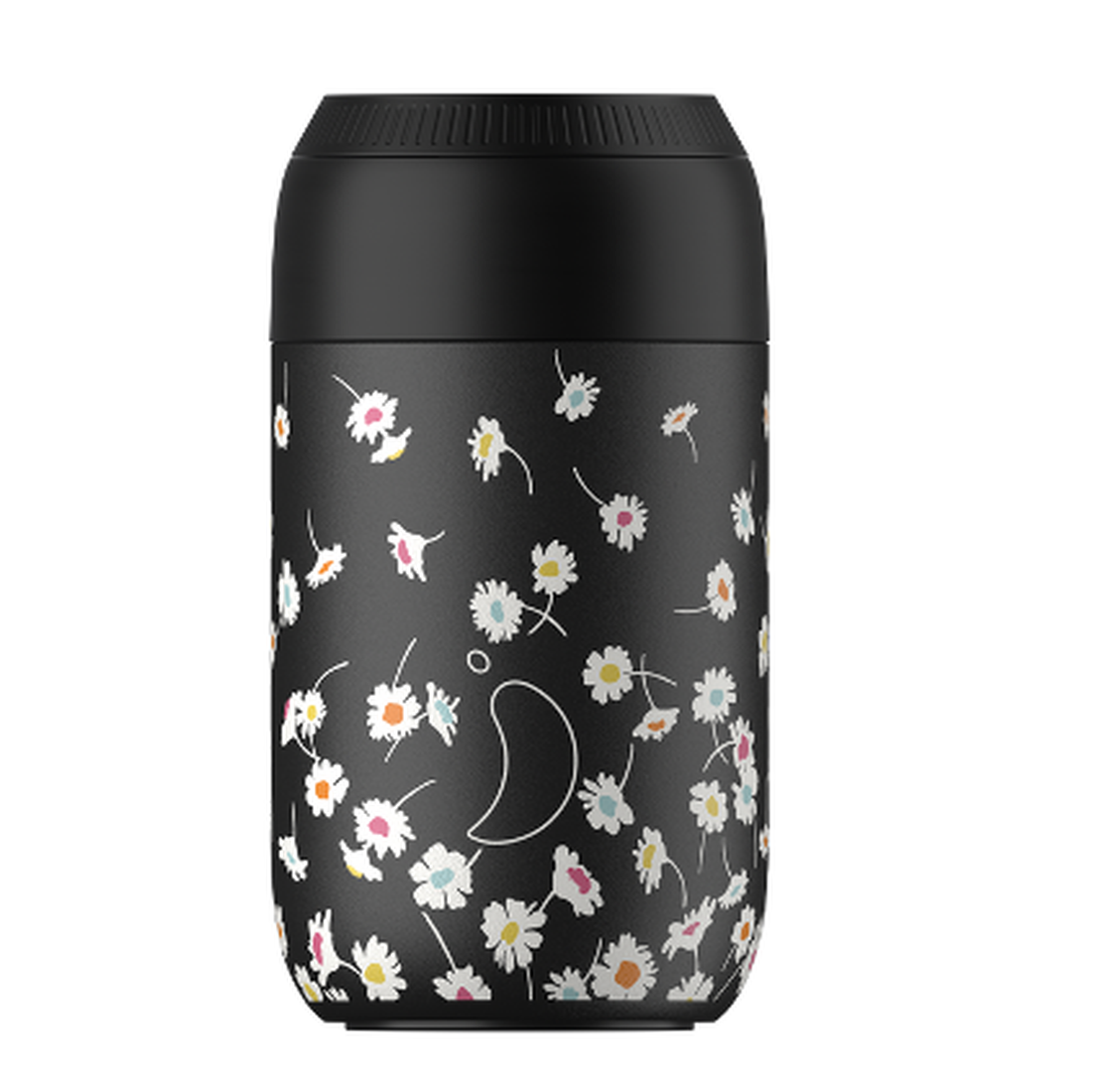 Chilly's Liberty Series 2 Insulated Coffee Cup 340ml (12oz) - Jive Abyss Blue - Leakproof Travel Mug for Hot & Cold Drinks - Perfect for Office, Commuting, and Outdoor Adventures