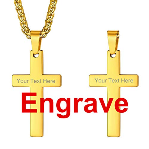 Personalized-Cross -Gold