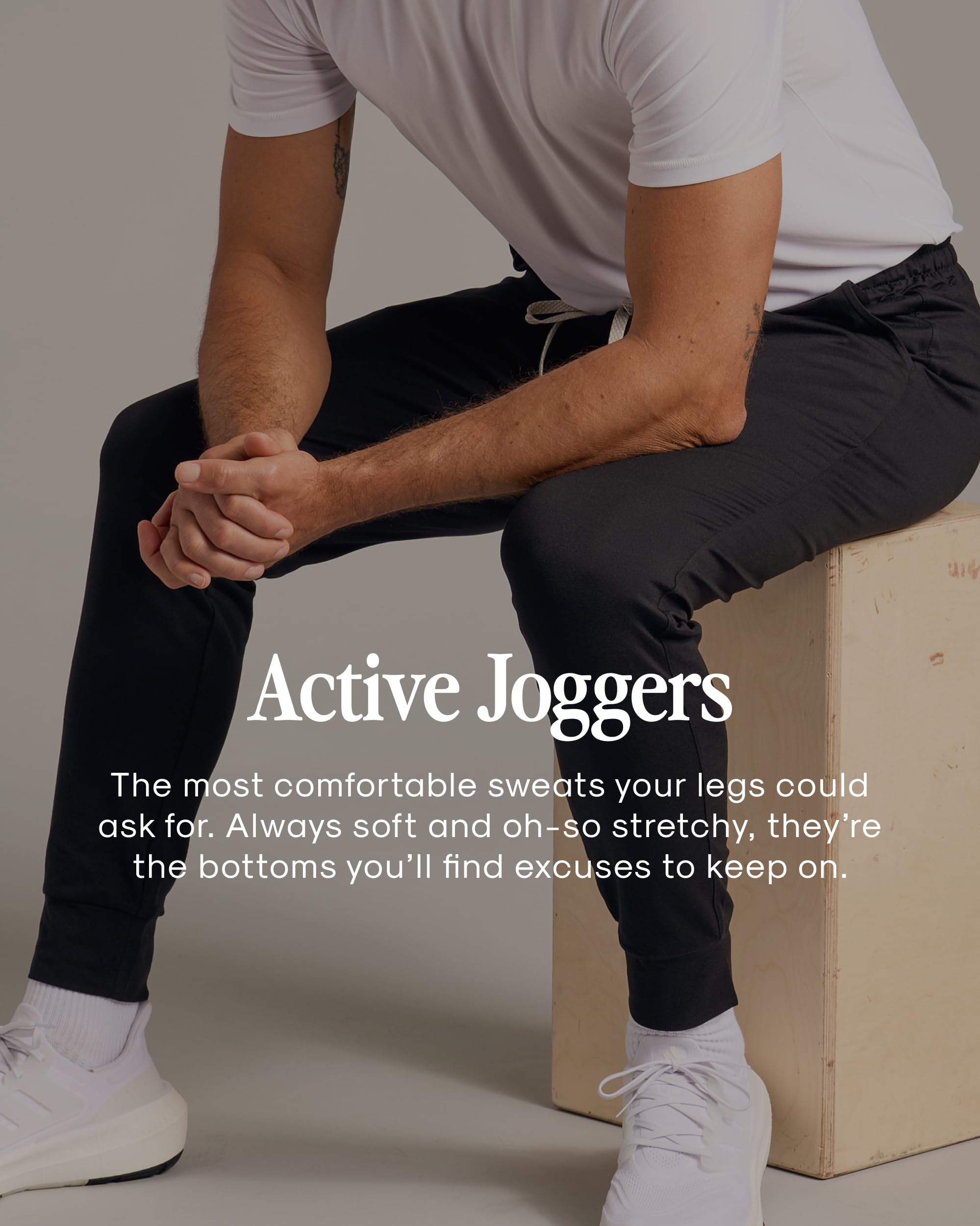 True Classic Men's Joggers - Premium Fleece & Active Fabric Sweatpants for Men | Comfortable Athletic Pants for Gym, Lounge & Casual Wear