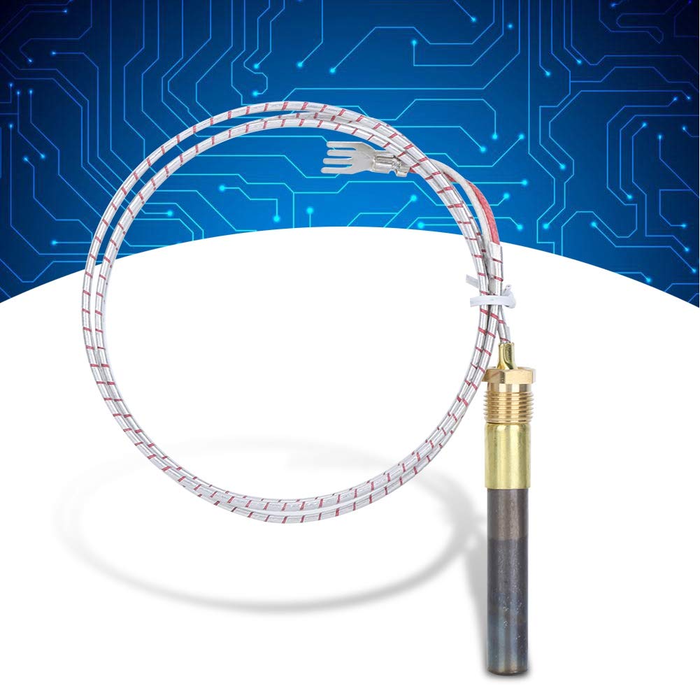 High-Quality Aluminum Thermopile Generator Replacement for Fireplace & Gas Stoves - Compatible with Heat Glo, Oven & Water Heater | Durable Fireplace Accessories for Home Heating & Outdoor Use