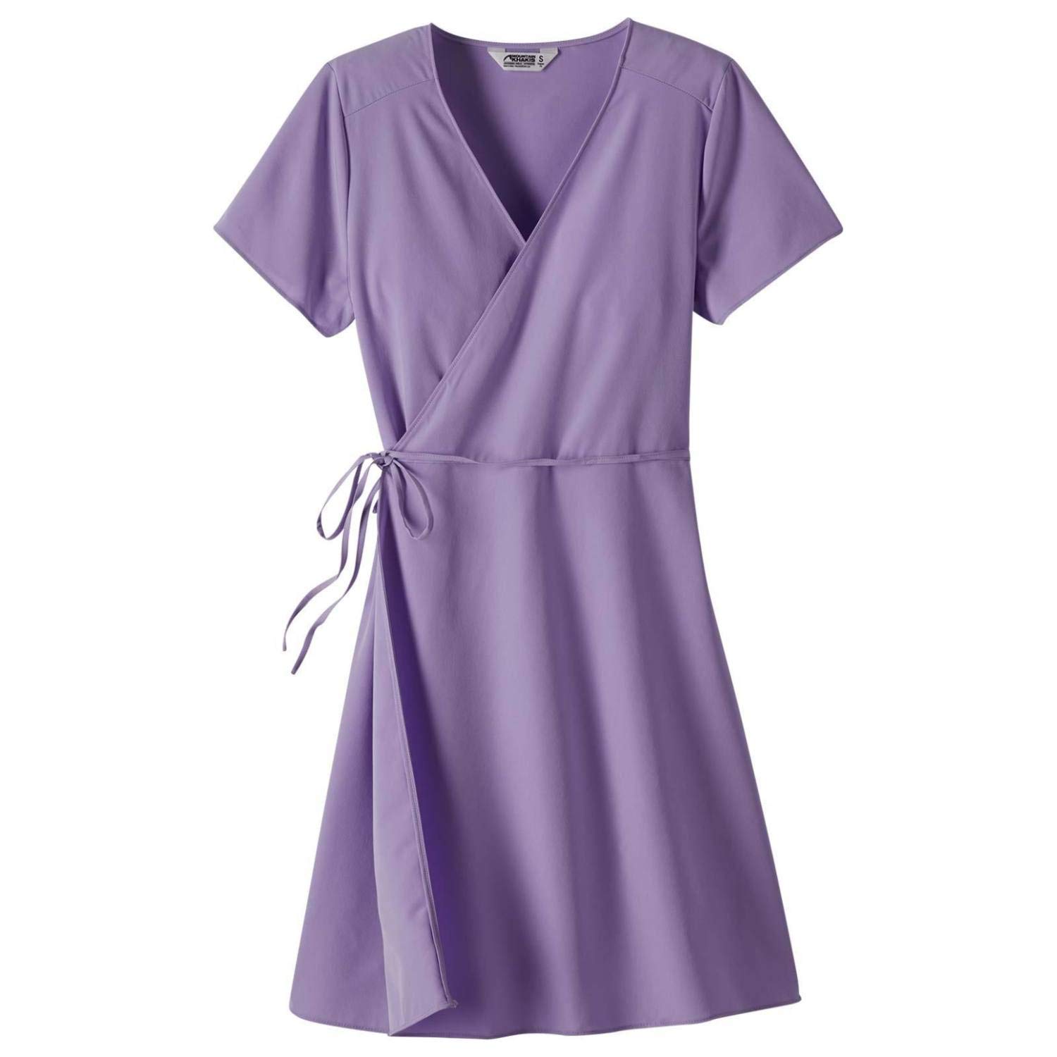 Mountain Khakis Women's Mountain Rose Wrap Dress - Floral Print Casual Summer Dress for Hiking, Travel & Outdoor Adventures