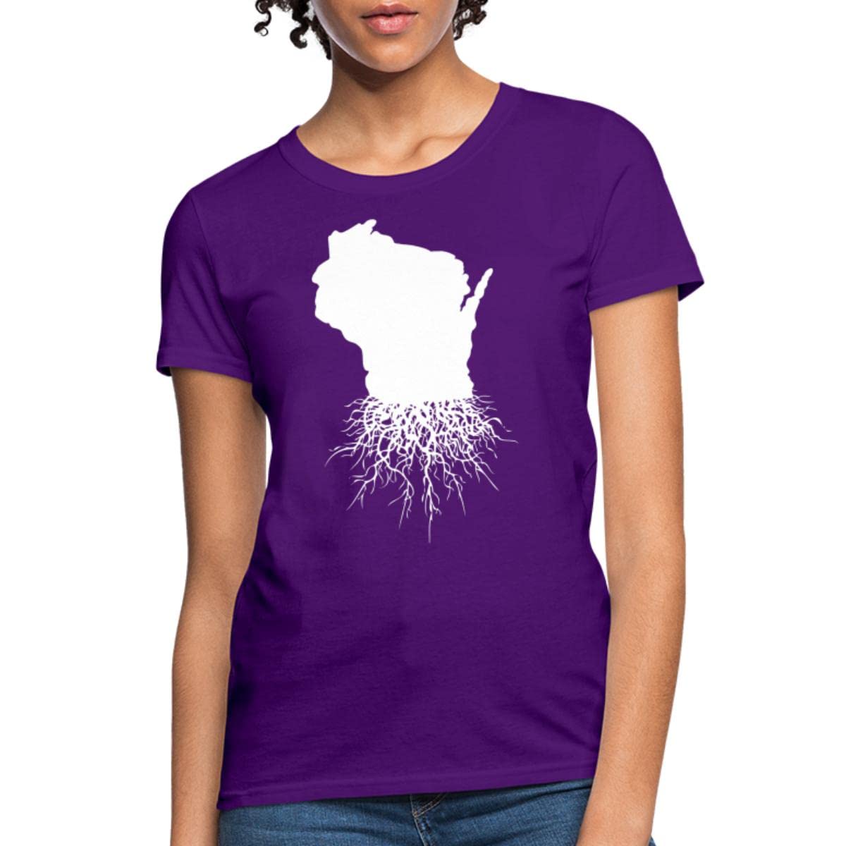Spreadshirt Wisconsin Roots Milwaukee Mart Women's T-Shirt | Vintage WI Pride Graphic Tee for Women | Casual Wear, Gift Idea & Wisconsin Pride Outfit