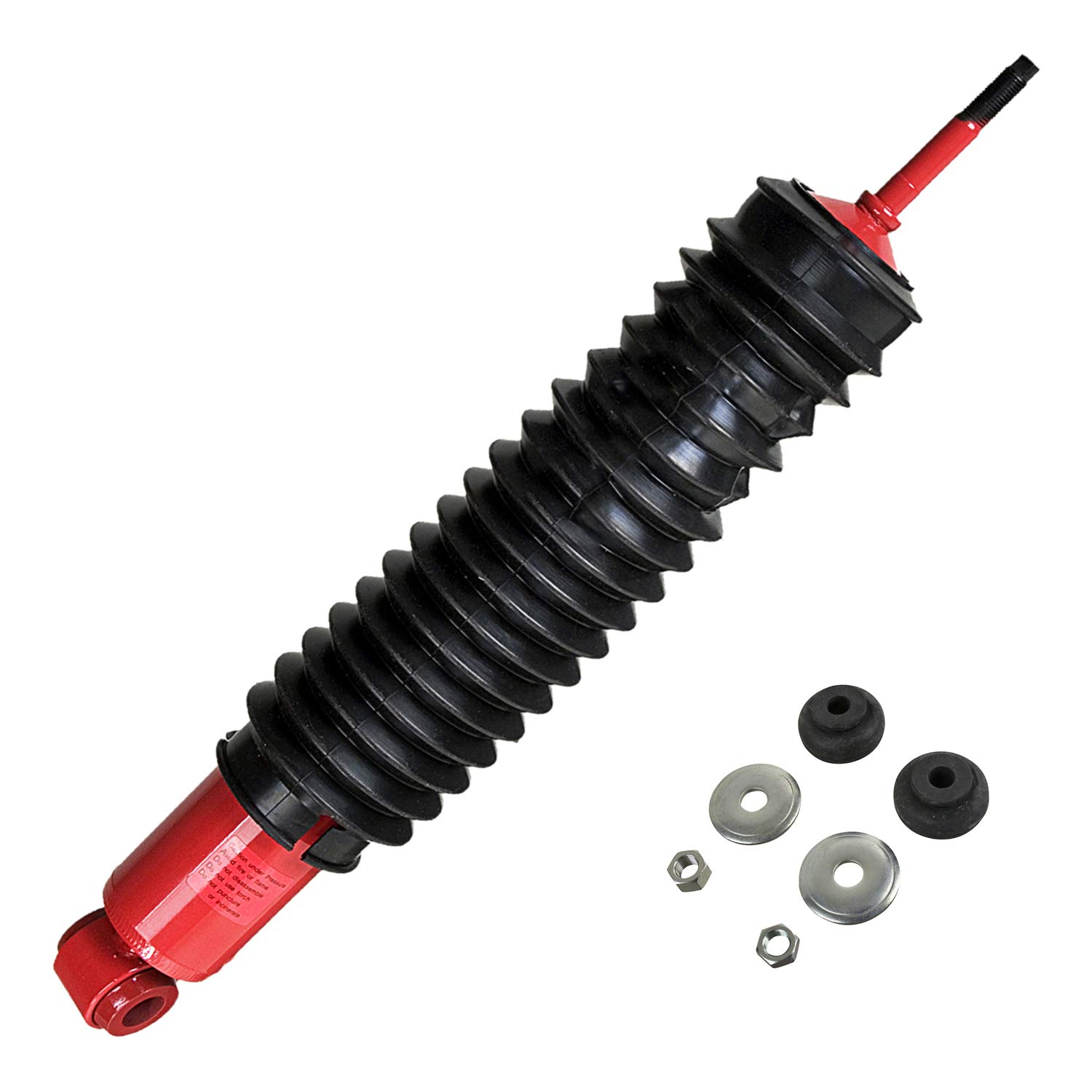 KYB 565001 MonoMax Gas Shock Absorber - Red - Heavy-Duty Performance for Trucks, SUVs, and Off-Road Vehicles