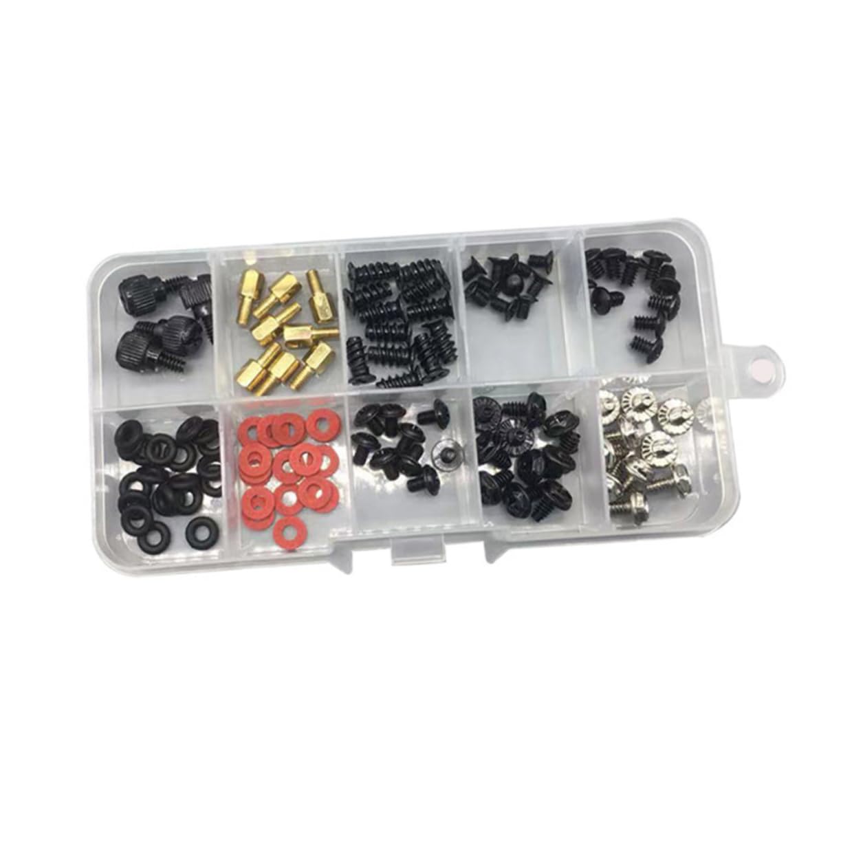 GLEAVI 114-Piece Professional PC Repair Tool Kit - Computer Case Thumbscrew & Desktop Screw Fix Set for Laptop, Desktop, and Electronics Maintenance | Perfect for IT Technicians, DIY Enthusiasts, and Home Computer Repair