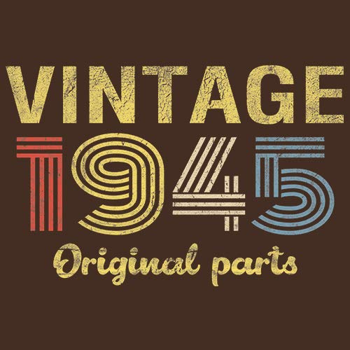 Vintage 1945 Retro 80th Birthday Gift Shirt for Men - Original Classic Design - Perfect for Milestone Celebrations & Nostalgic Moments