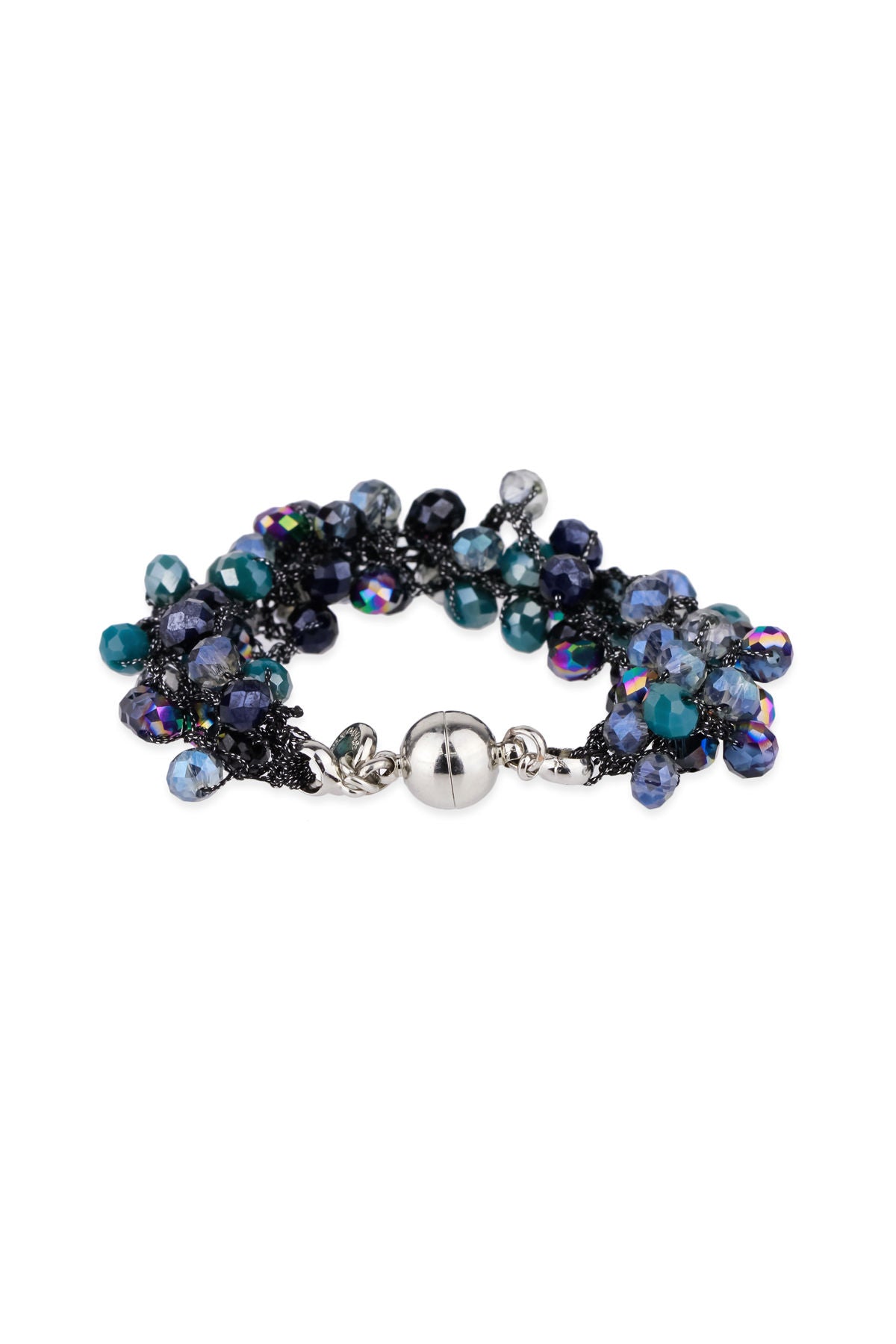 Handmade Crochet Beaded Bracelet for Women - Boho Chic Adjustable Beaded Jewelry - Perfect for Festivals, Weddings & Everyday Wear