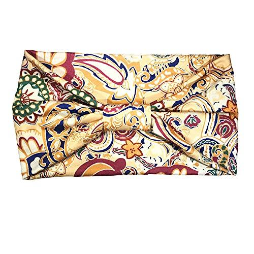 Non-Slip Yoga Headbands for Women - 5 Pack Stretchy Hair Accessories for Workouts, Running & Fitness - Cute & Comfortable Head Wraps for Active Lifestyles