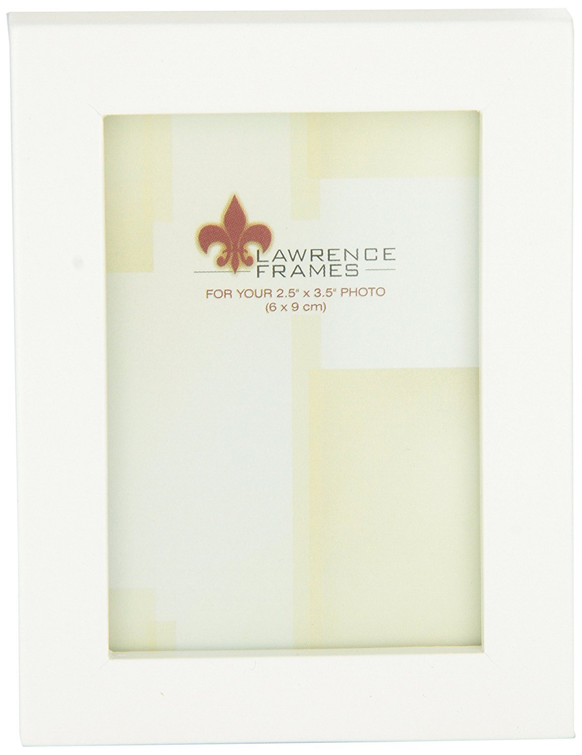 Lawrence Frames White Wood Picture Frame 2x3 Inch - Gallery Collection for 2.5x3.5 Photos - Perfect for Wall Decor, Tabletop Displays & Gift Giving