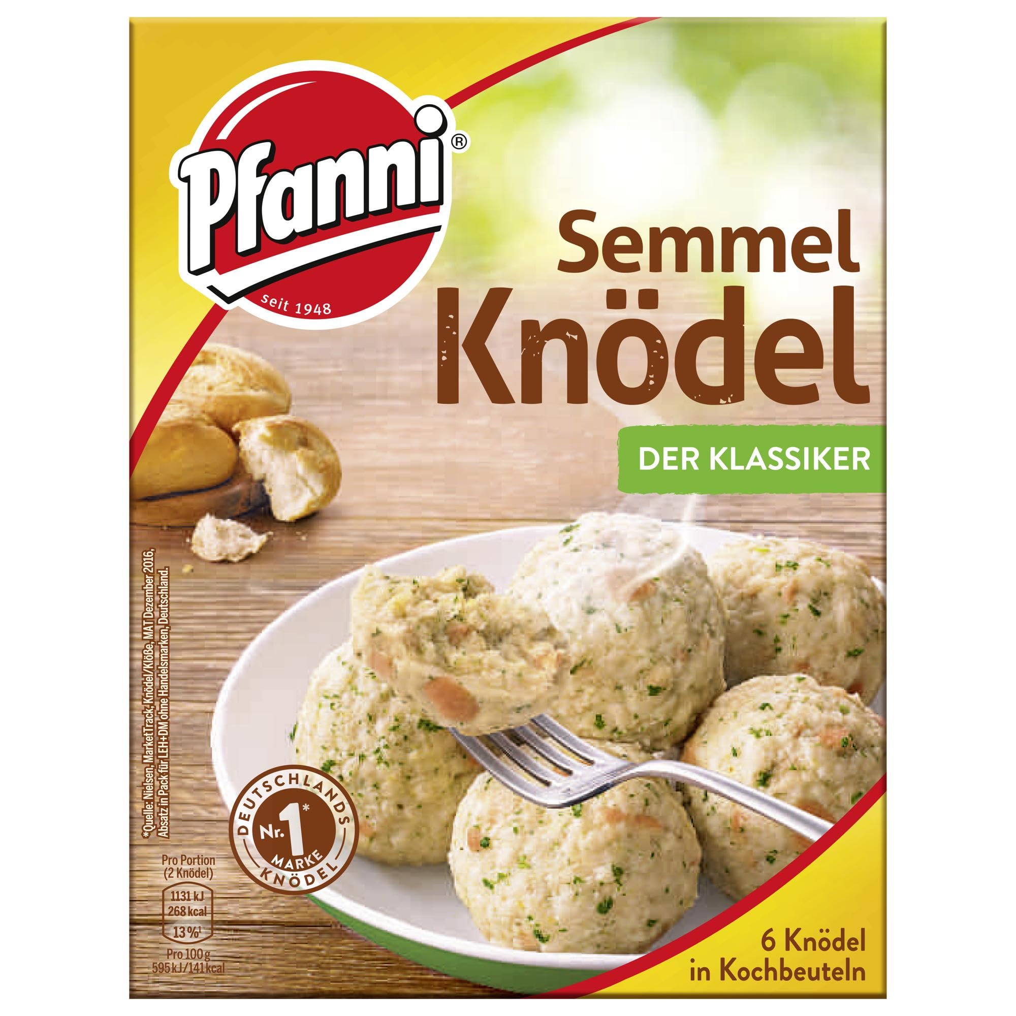 Pfanni Semmel Knodel Bread Dumpling Mix - 7oz | Authentic German Potato Dumplings | Perfect for Soups, Stews & Traditional Bavarian Meals