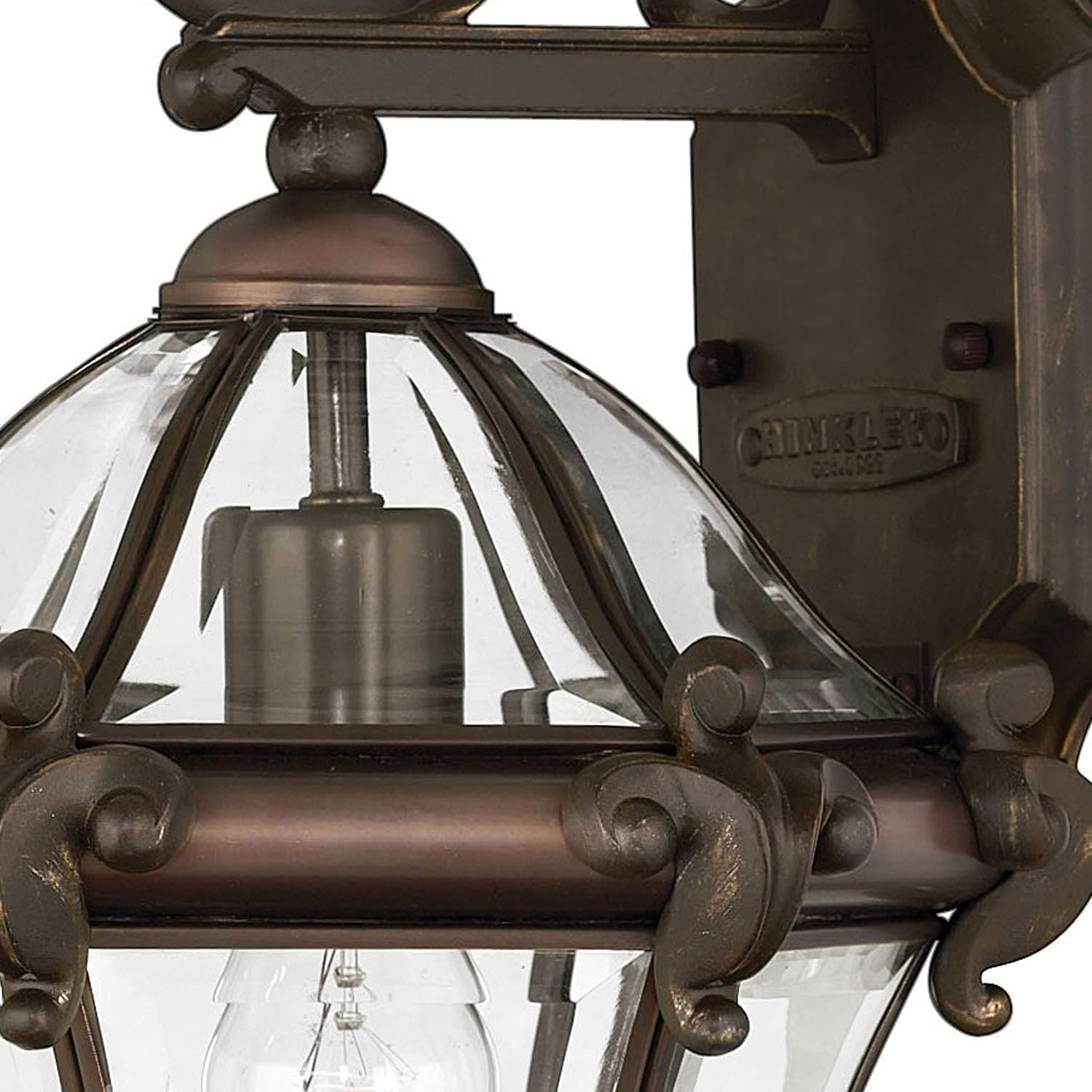 Hinkley San Clemente Traditional One Light Small Outdoor Wall Mount - Copper Bronze Finish for Porch, Patio, and Exterior Entryway Lighting
