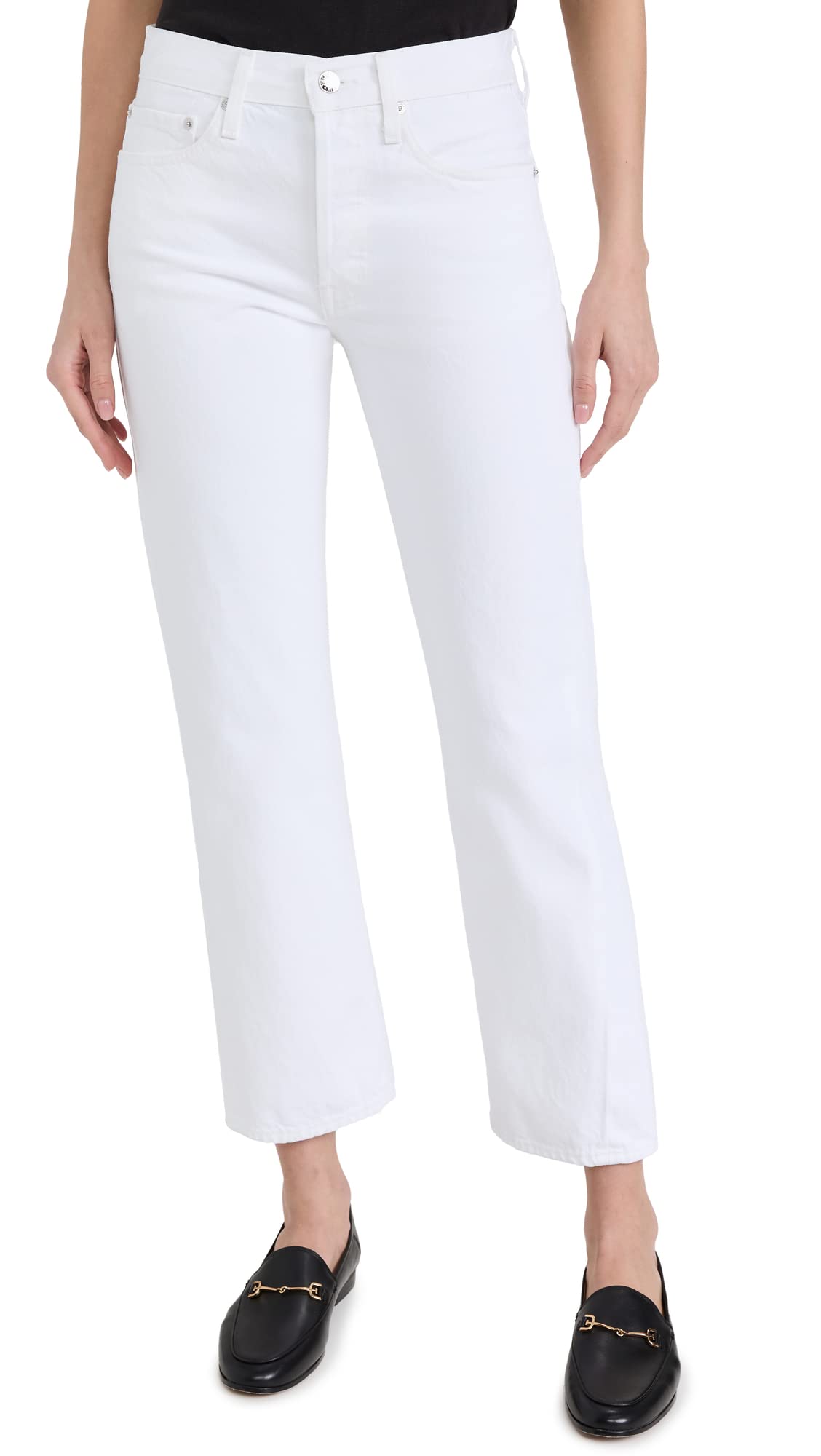 Edwin Women's Kali Ankle Jeans - High Waist Slim Fit Stretch Denim Pants for Casual Wear & Everyday Outfits
