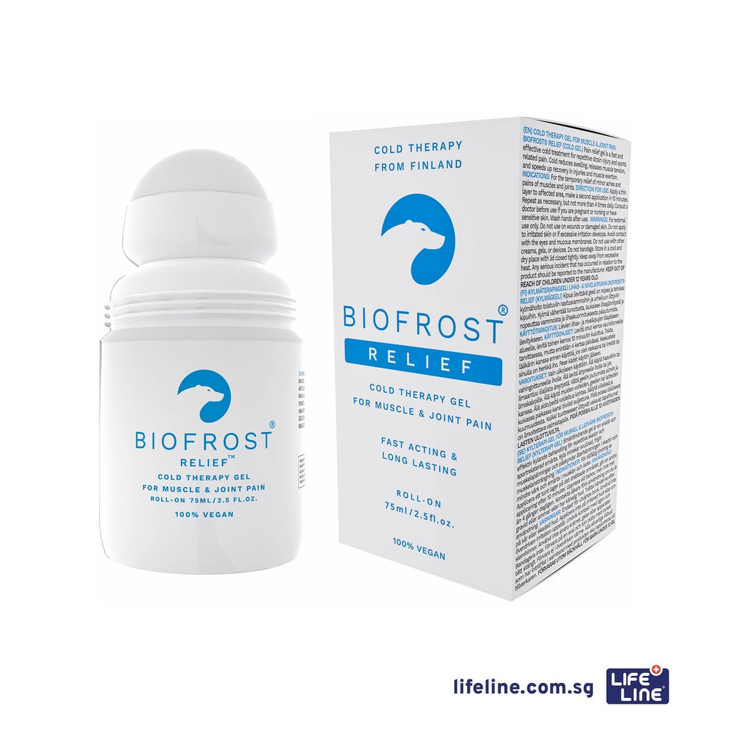 Biofrost Relief - All-Natural Pain Relief Gel for Muscle & Joint Pain | Fast-Acting, Drug-Free Formula for Athletes & Active Lifestyles
