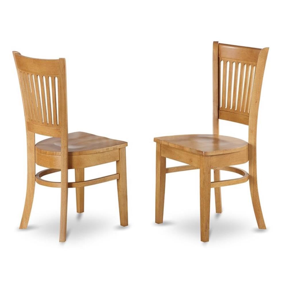 Pemberly Row 3-Piece Square Dining Set - Rustic Oak Brown Farmhouse Kitchen Table with Wooden Chairs for Small Spaces | Perfect for Breakfast Nooks, Compact Apartments & Cozy Family Meals