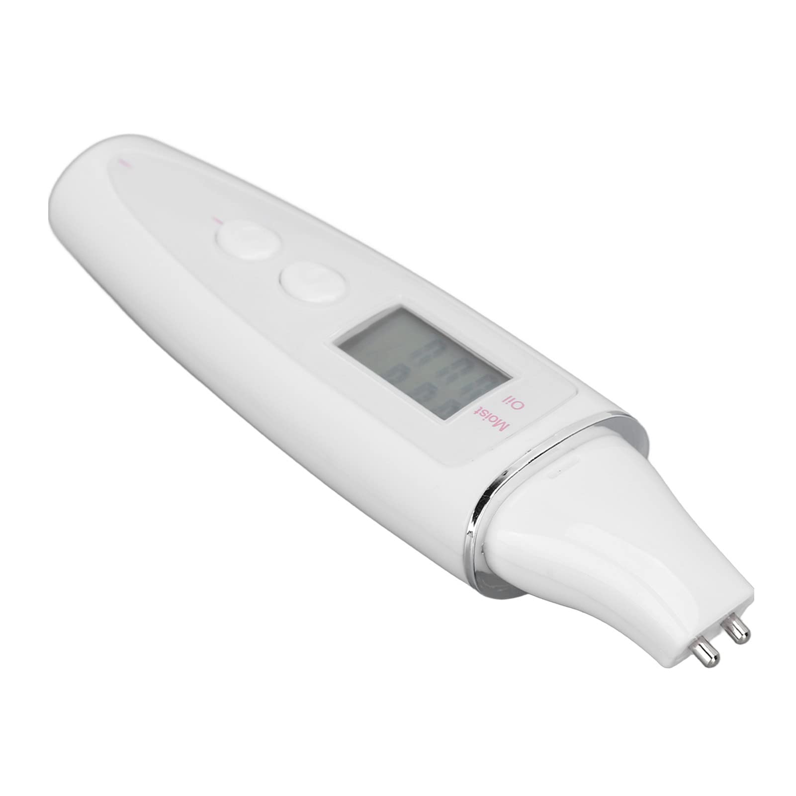 Portable Digital Skin Analyzer - Smart Facial Skin Tester for Hydration & Oil Measurement | Beauty Salon & Home Use | Smart Reminder (White) | Perfect for Skin Care Routine & Spa Treatments