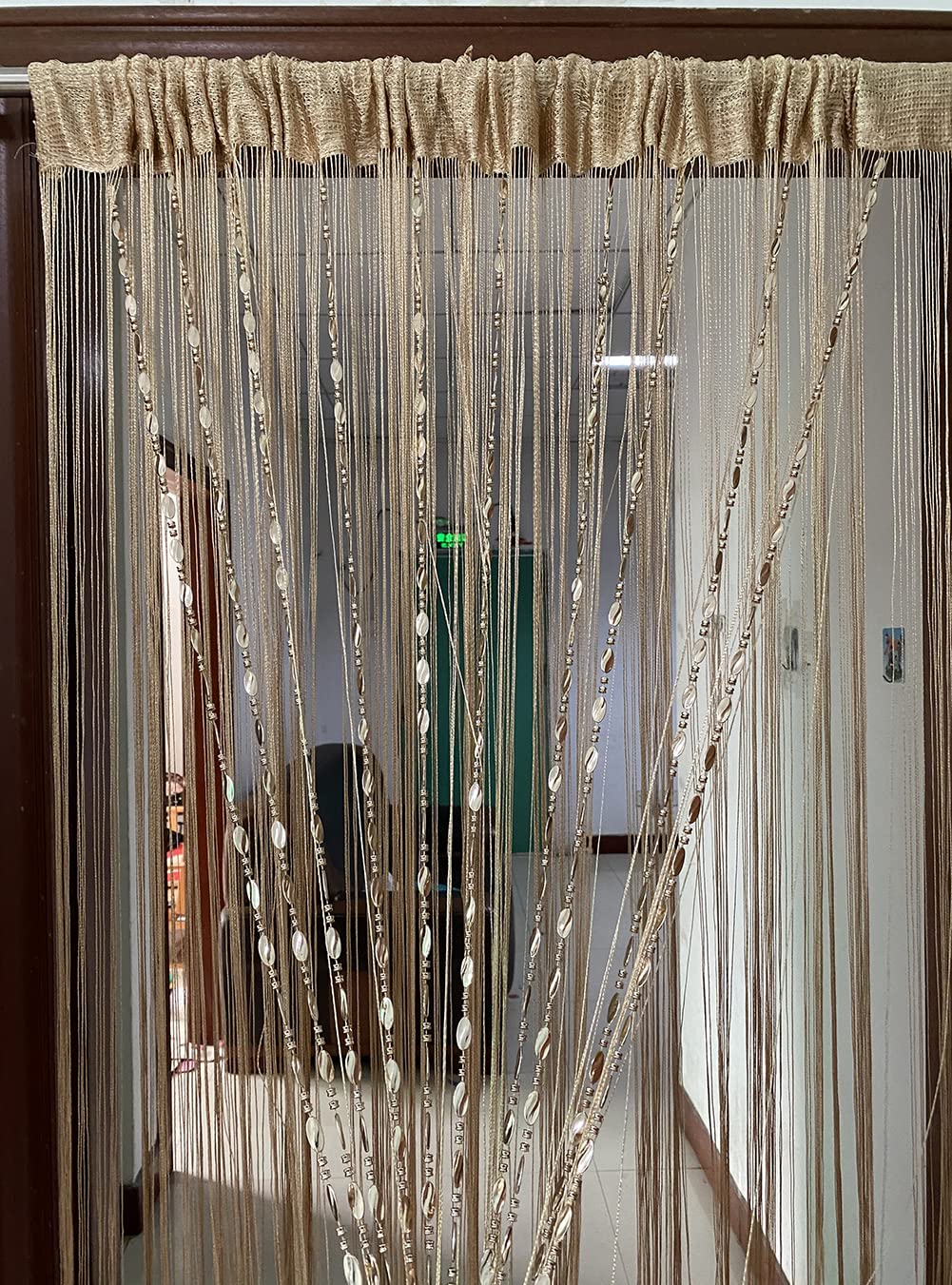 ZiDeTang Beaded Door Curtain with Tassel Fringe - 39.30