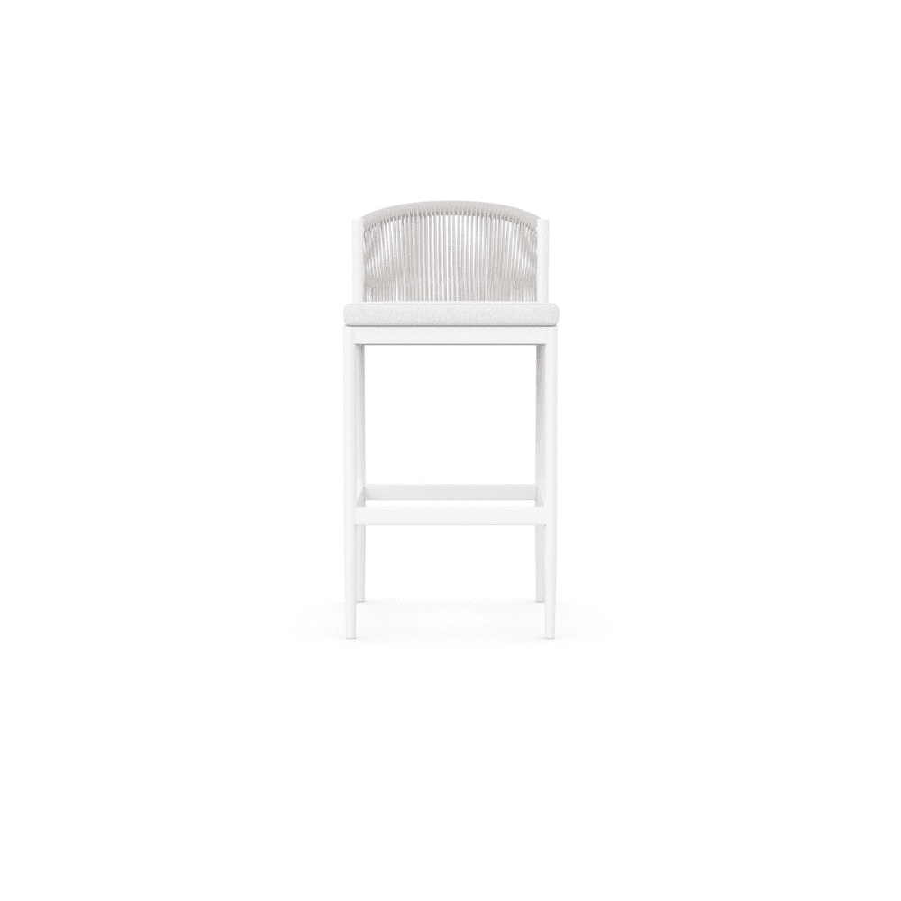 Premium Catalina Outdoor Bar Stool - Weather-Resistant Patio Bar Height Chair for Backyard, Poolside & Deck - Adjustable Height Counter Stool for Outdoor Entertaining