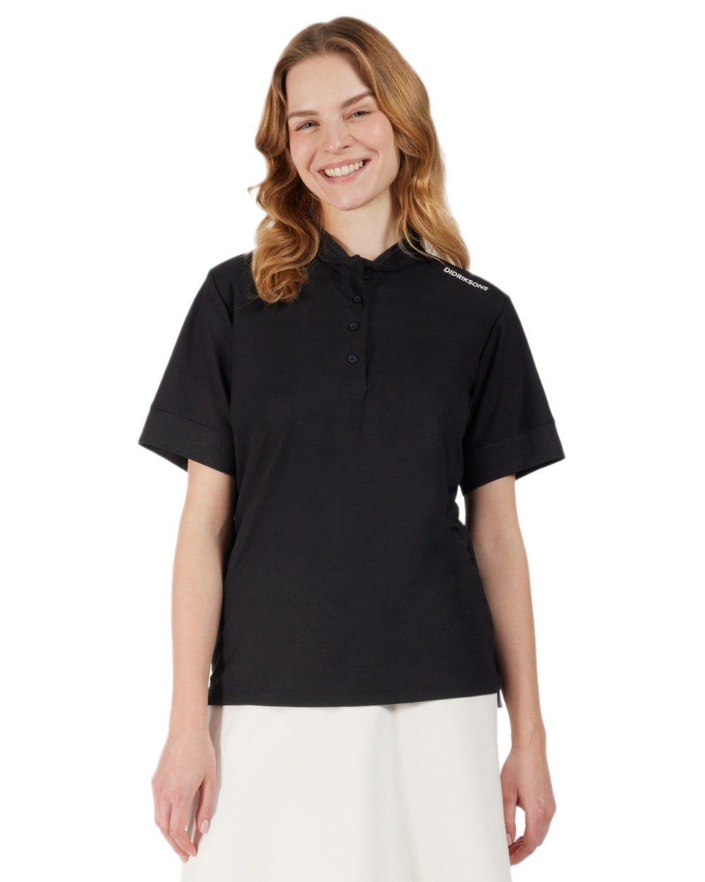 Didriksons Women's Patty Polo T-Shirt - Comfortable & Stylish Cotton Polo for Casual Wear, Work & Outdoor Activities