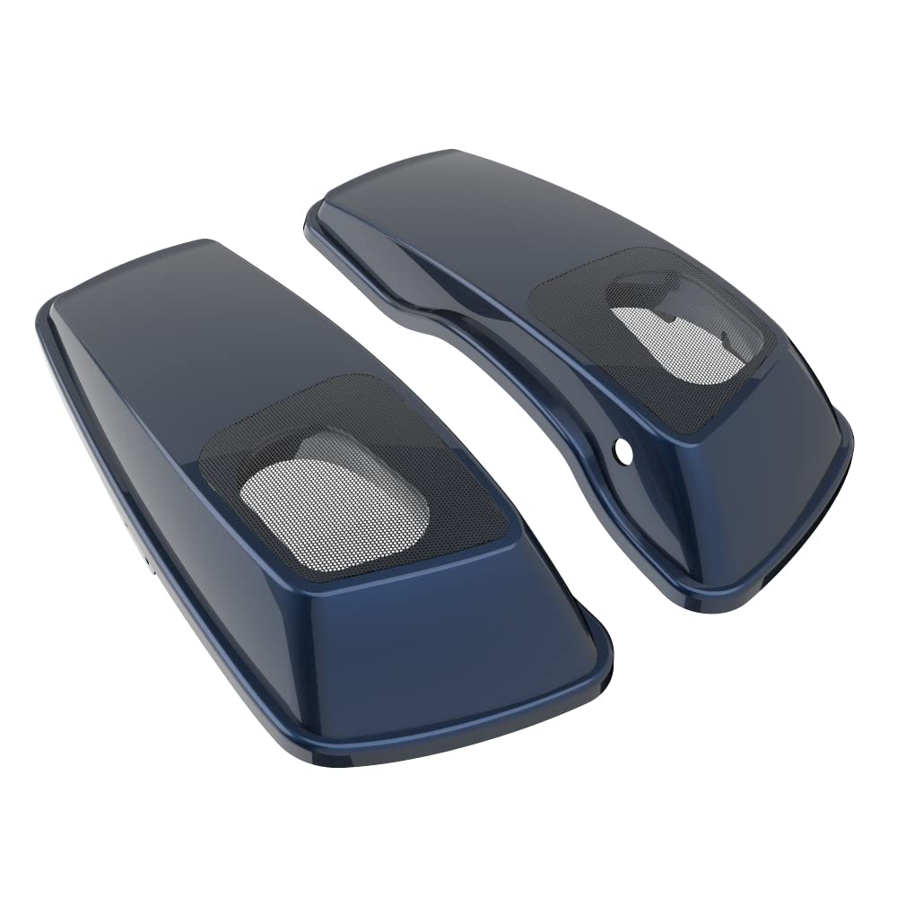 Color Matched 6X9 Saddlebag Speaker Lids for 2014+ Harley Davidson Touring Bikes - Premium Audio Upgrade for Road Trips & Cruising