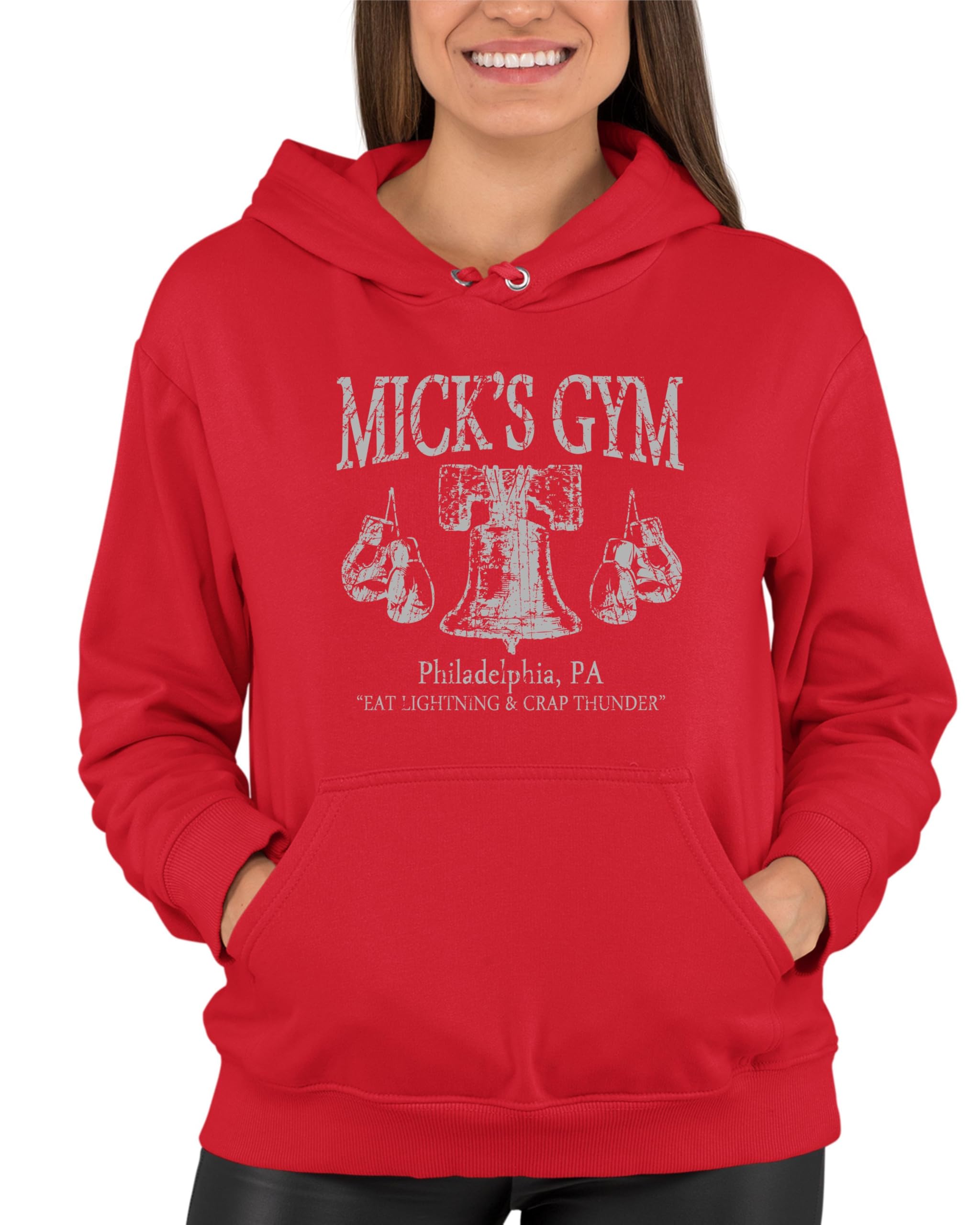 Go All Out Mick's Gym Philadelphia PA Unisex Sweatshirt Hoodie - Perfect for Workouts, Casual Wear & Gym Enthusiasts